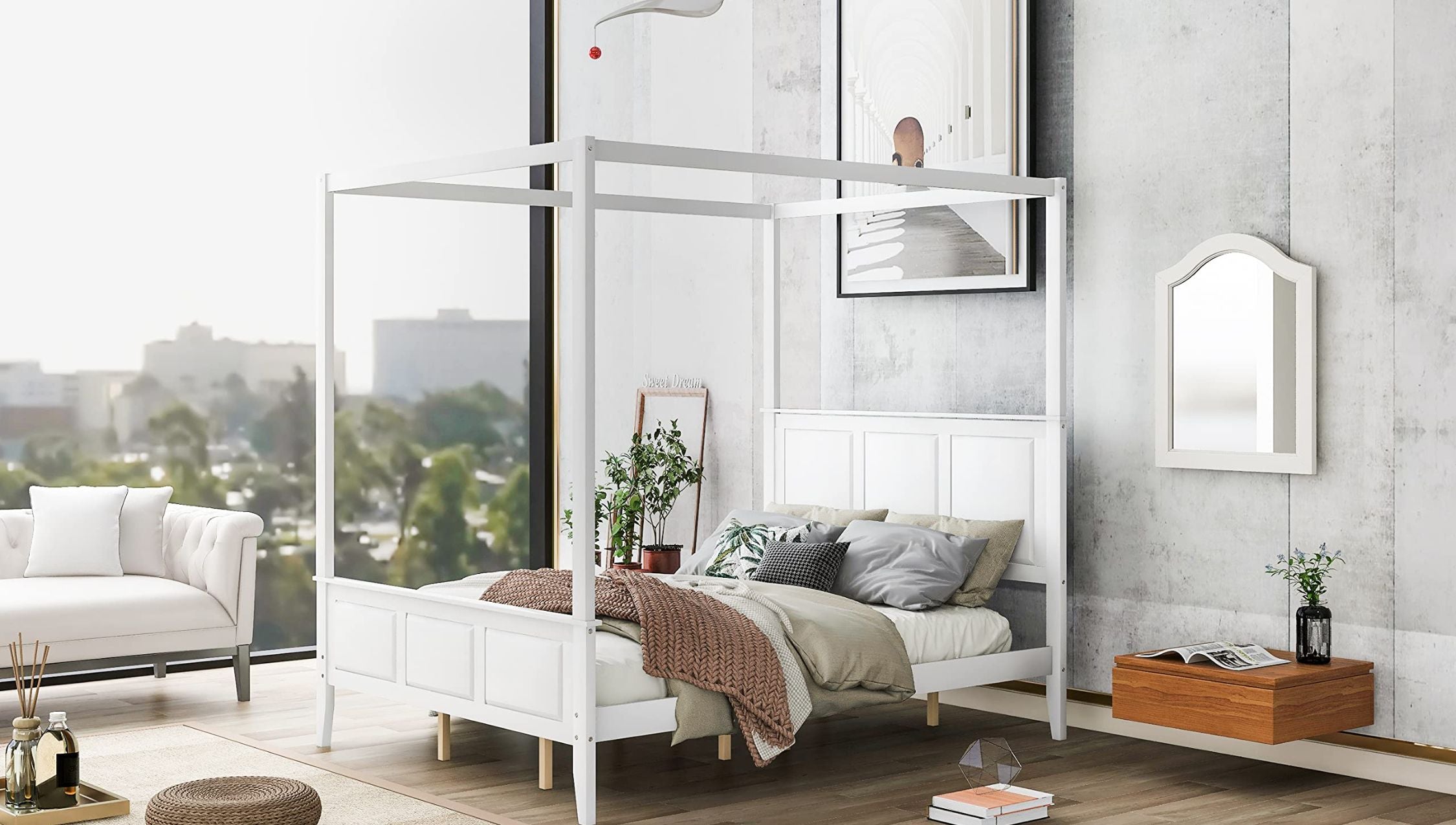 The Ultimate Guide to Queen Size Platform Canopy Bed Yetibeds