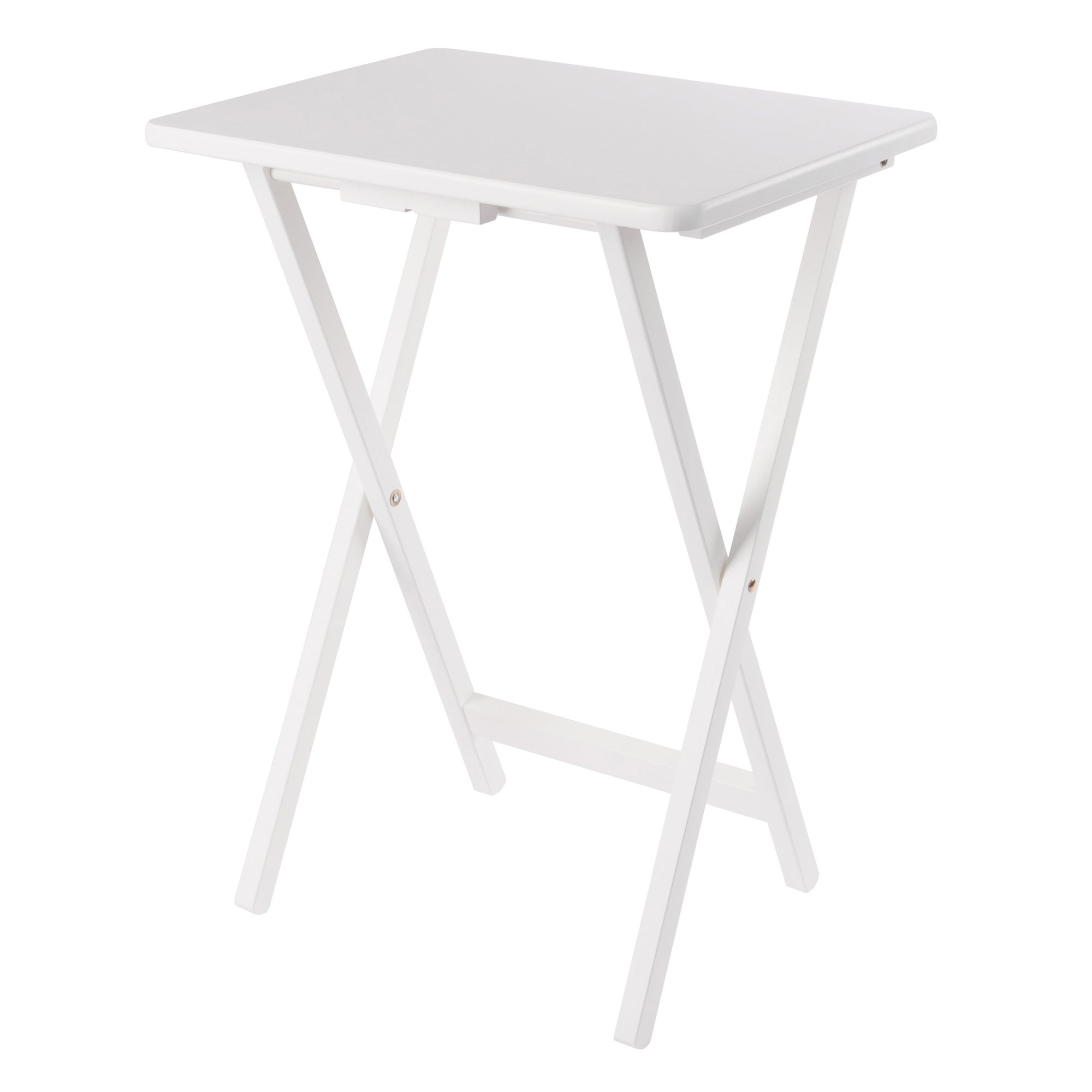 Alex 5-Pc Snack Table Set, White