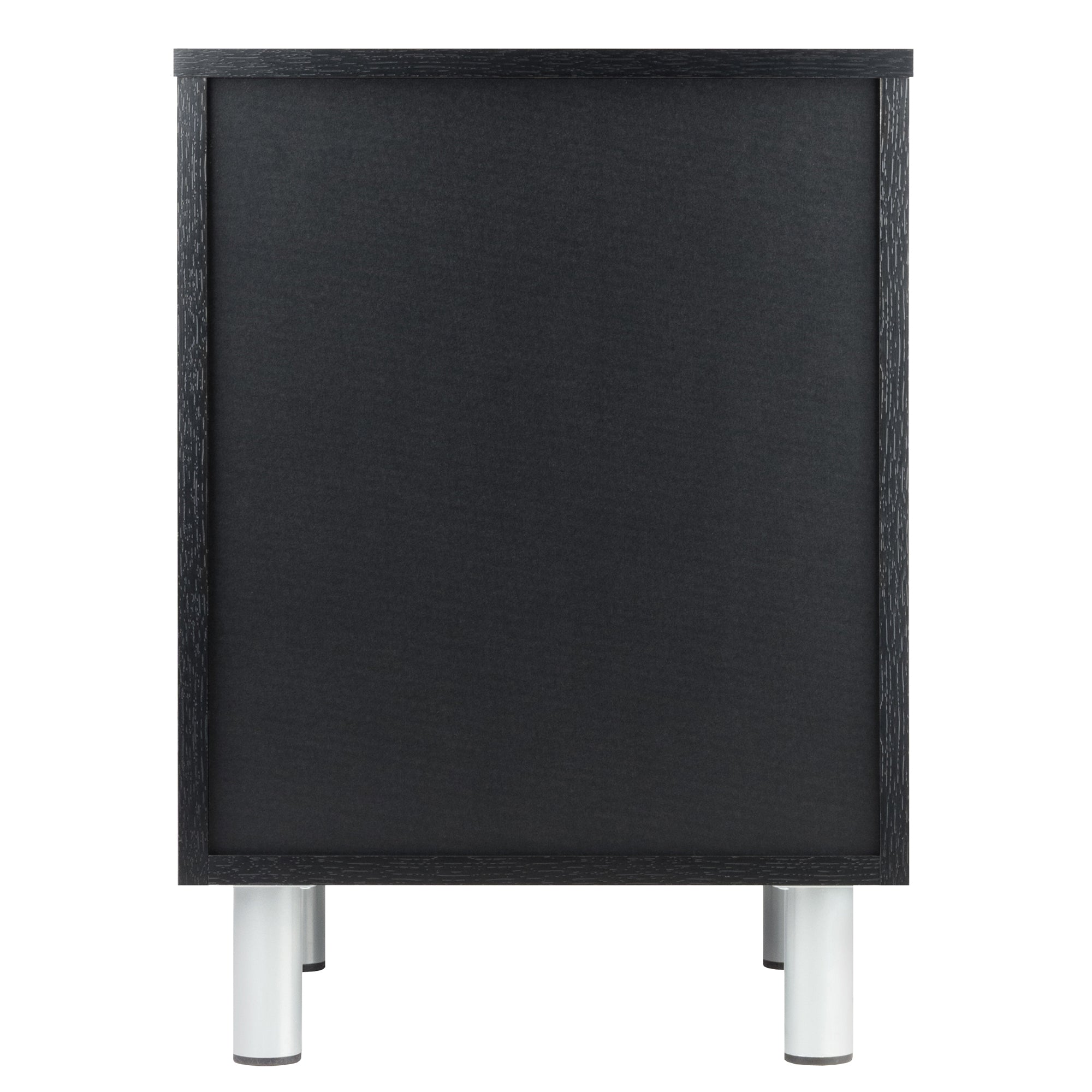 Daniel Accent Table, Nightstand, Black and Slate Gray