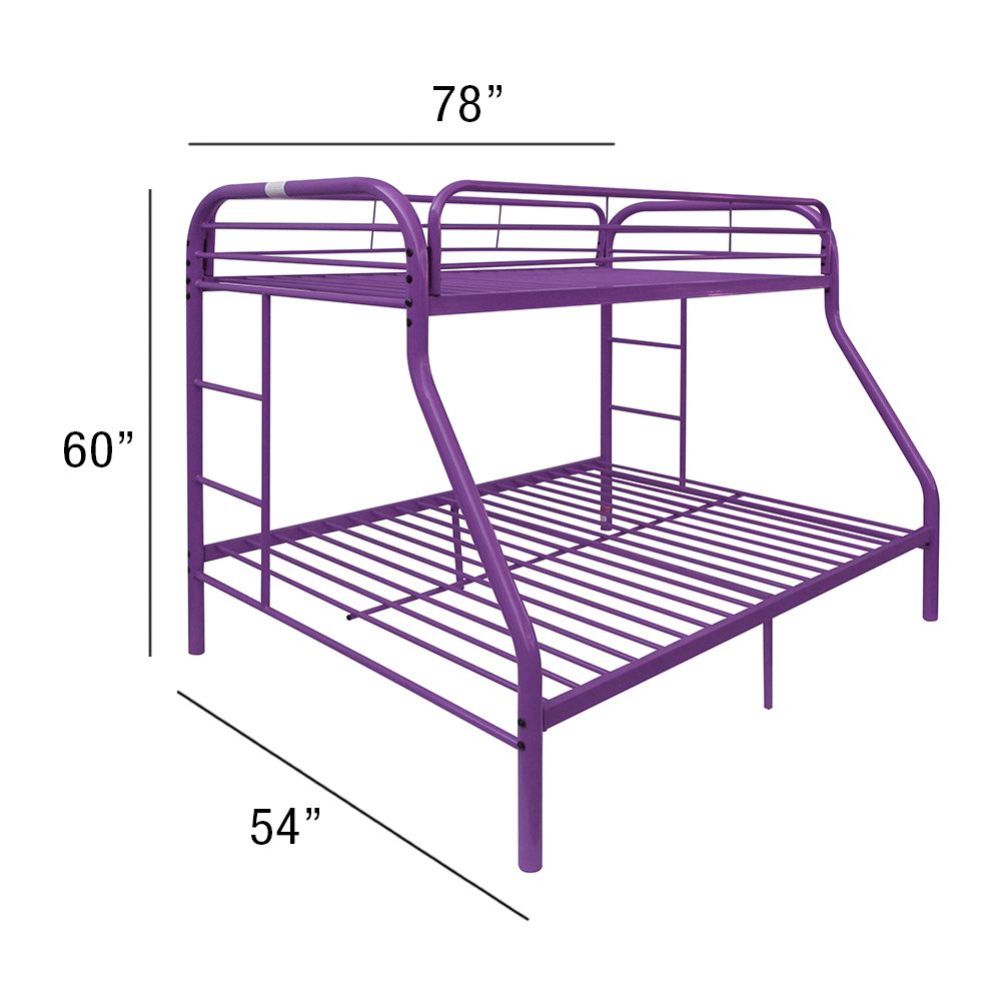 Tritan Bunk Bed (T/F), Purple