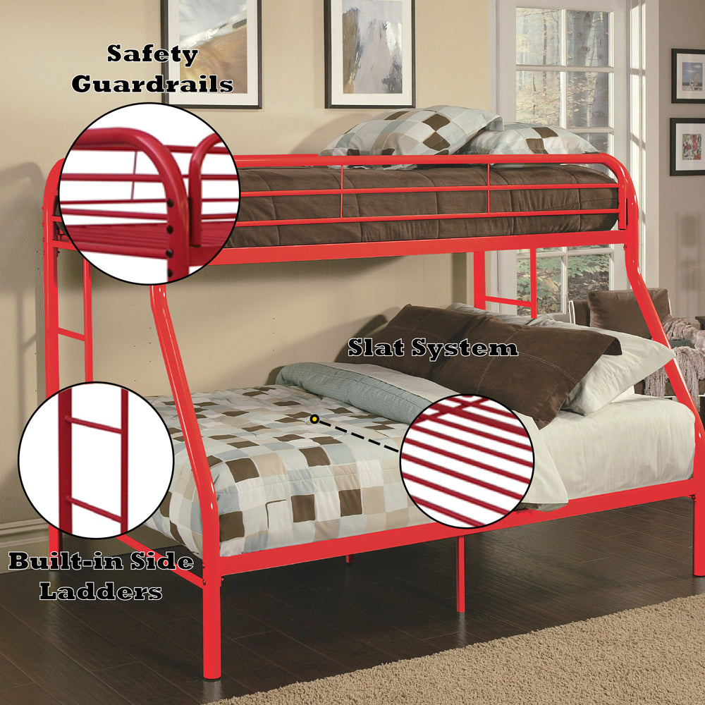 Tritan Bunk Bed (T/F), Red