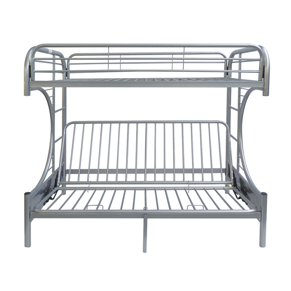 Eclipse Futon Bunk Bed (T/F), Silver
