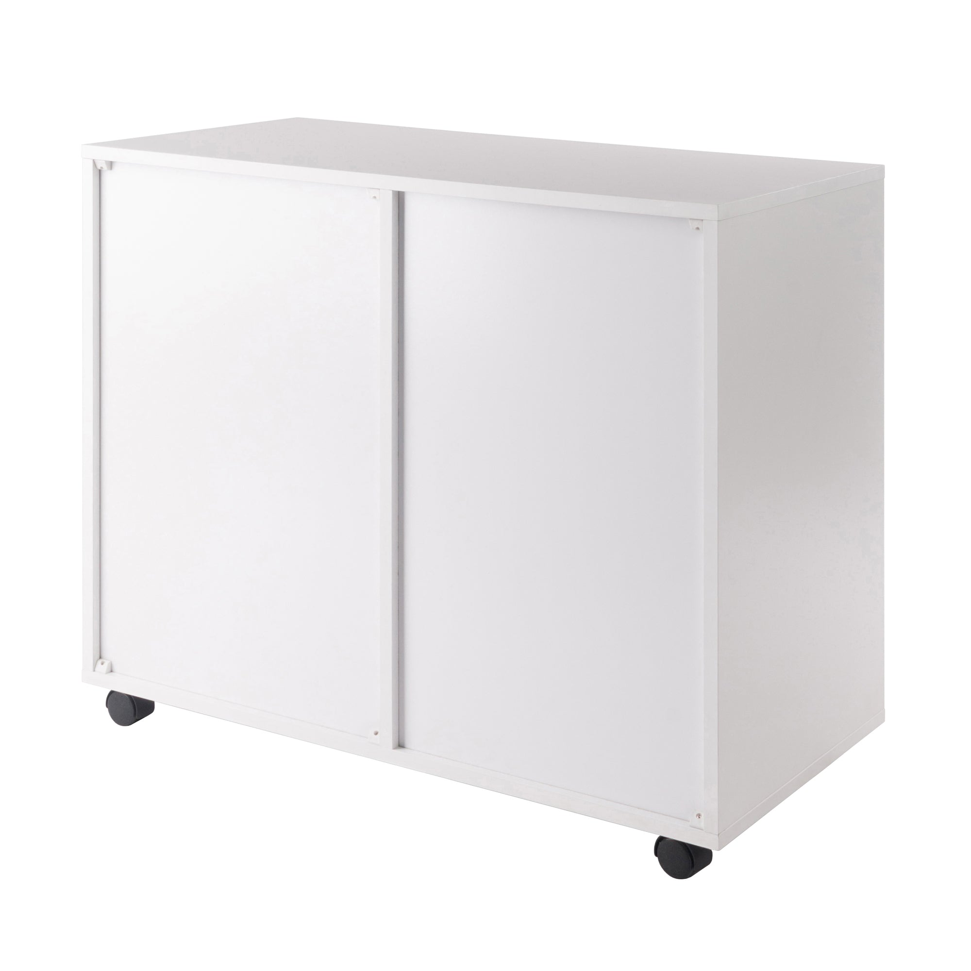 Halifax 2-Section Mobile Filing Cabinet, White