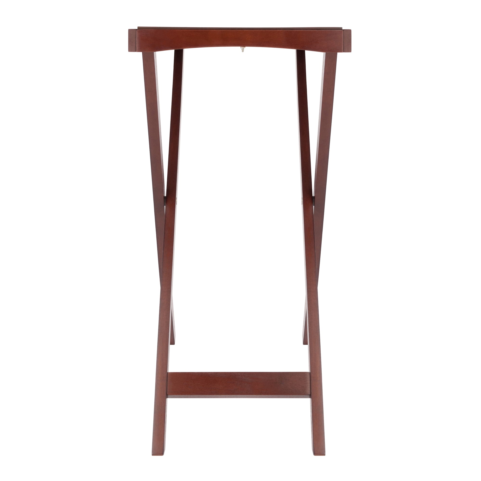 Devon Butler TV Table with Serving Tray, Walnut