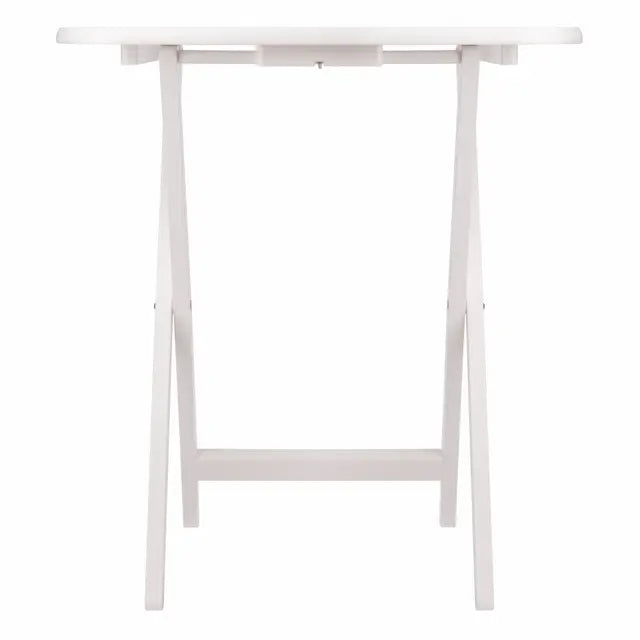 Corbett 2-Pc Oversized Snack Tables, White