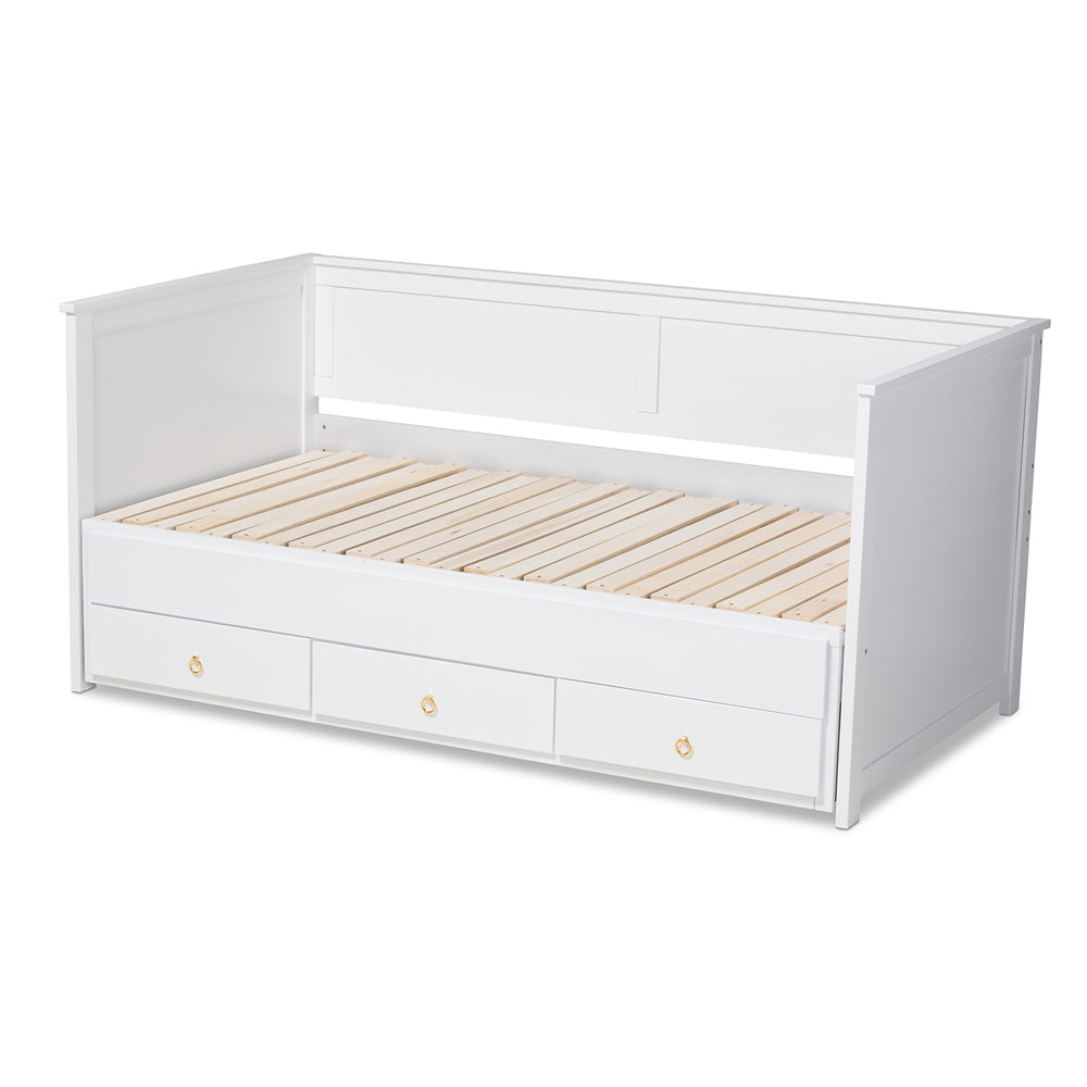 Thomas Daybed Classic Walnut Twin-to-King with Storage Drawers