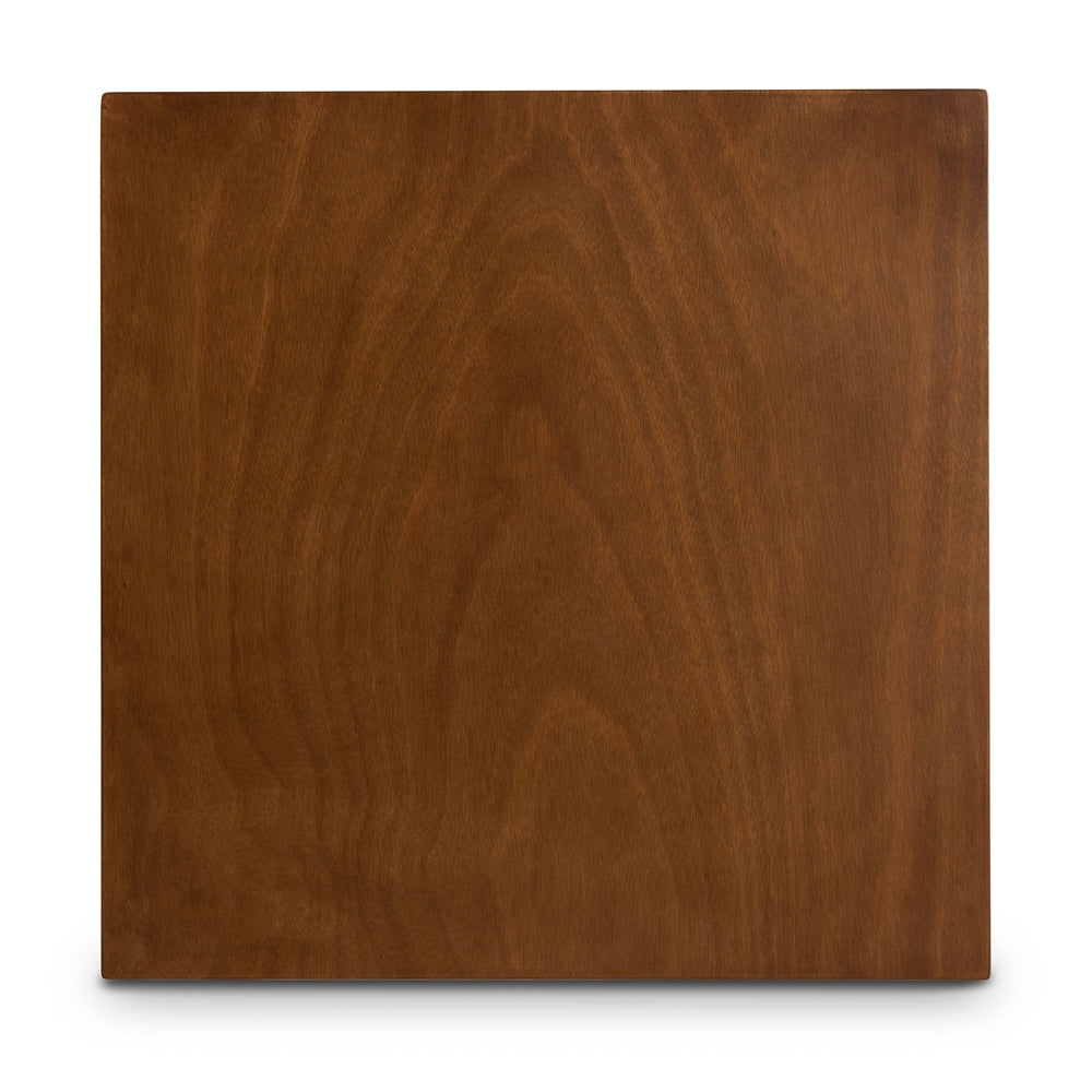 Lenoir Modern and Contemporary Walnut Brown Finished Wood Counter Height Pub Table