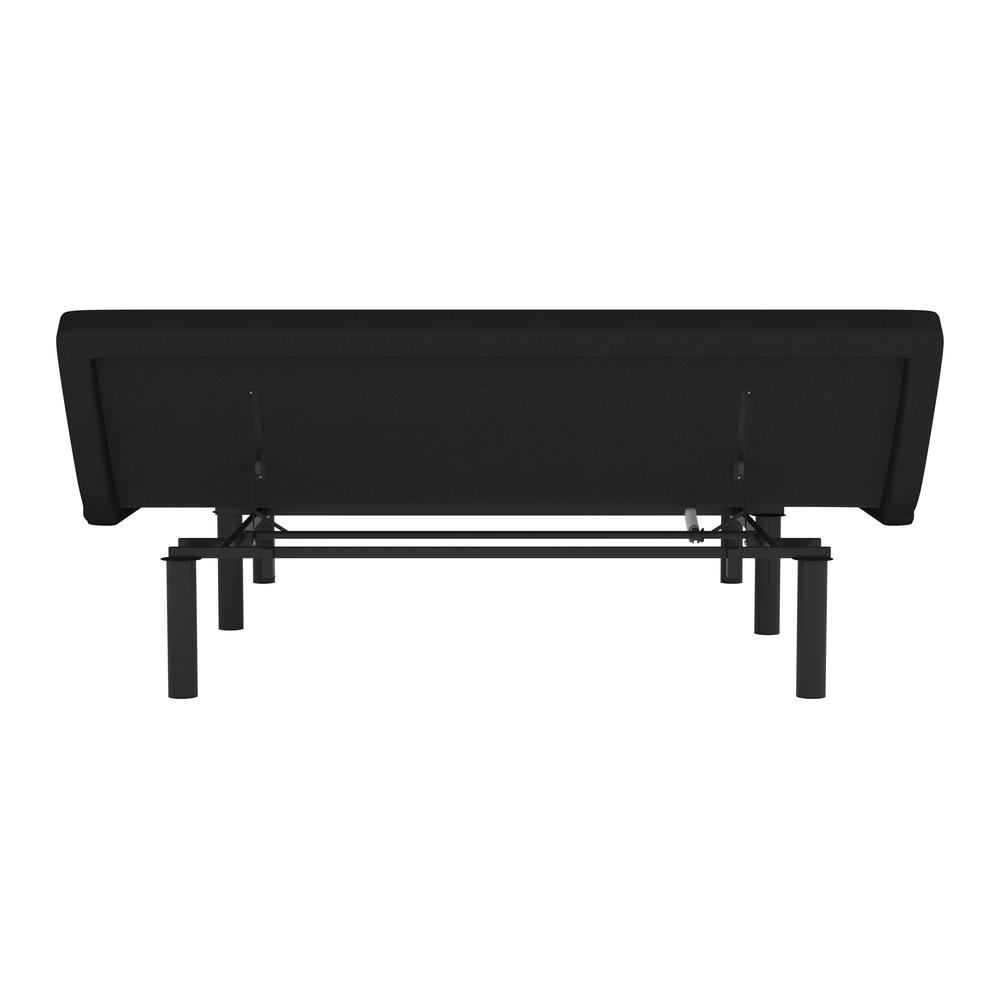 Wilfredo YetiMotion King Size Black Adjustable Upholstered Bed Frame – Ergonomic Dual Incline Design