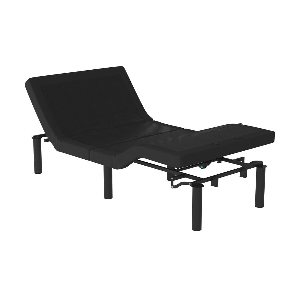 Pascual Summit Collection Twin XL Adjustable Bed Frame – Upholstered Base with Independent Head & Foot Incline