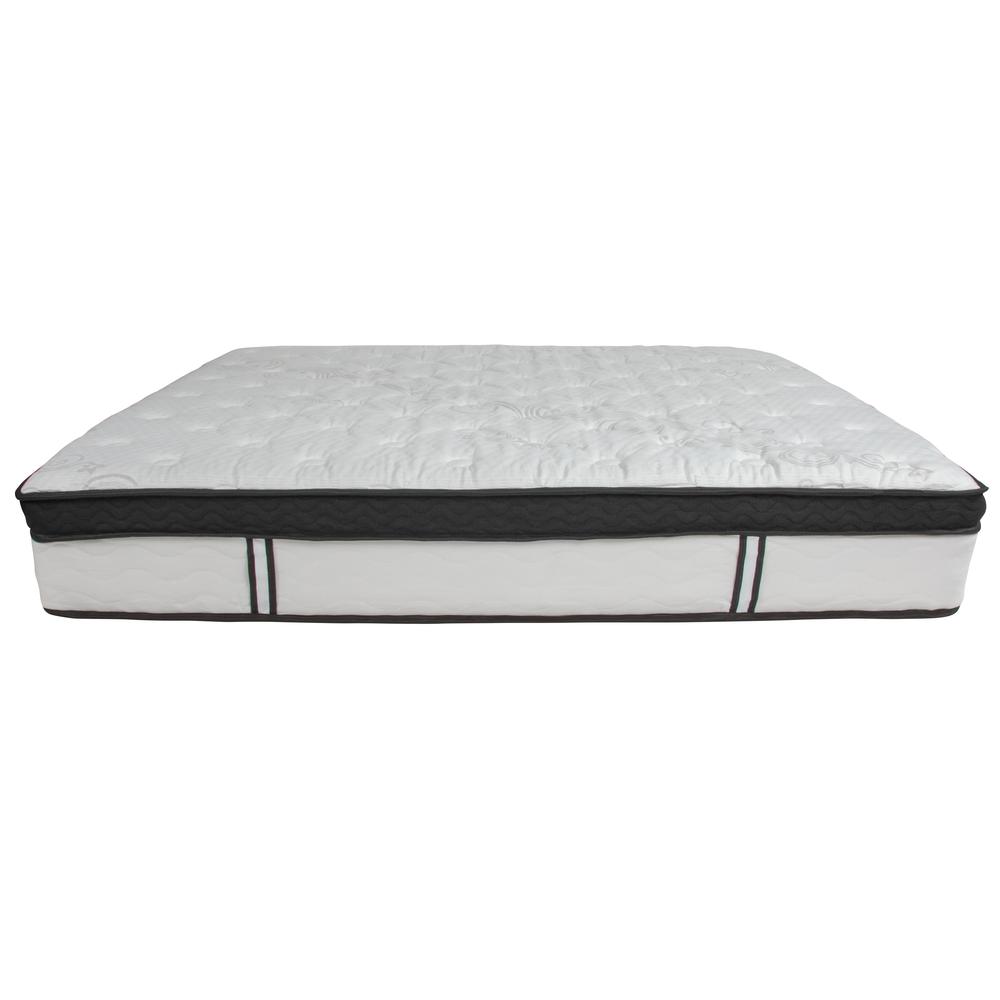 Helley EverRest King Memory Foam Mattress – 12" Hybrid Design with Pocket Springs, Bed-in-a-Box