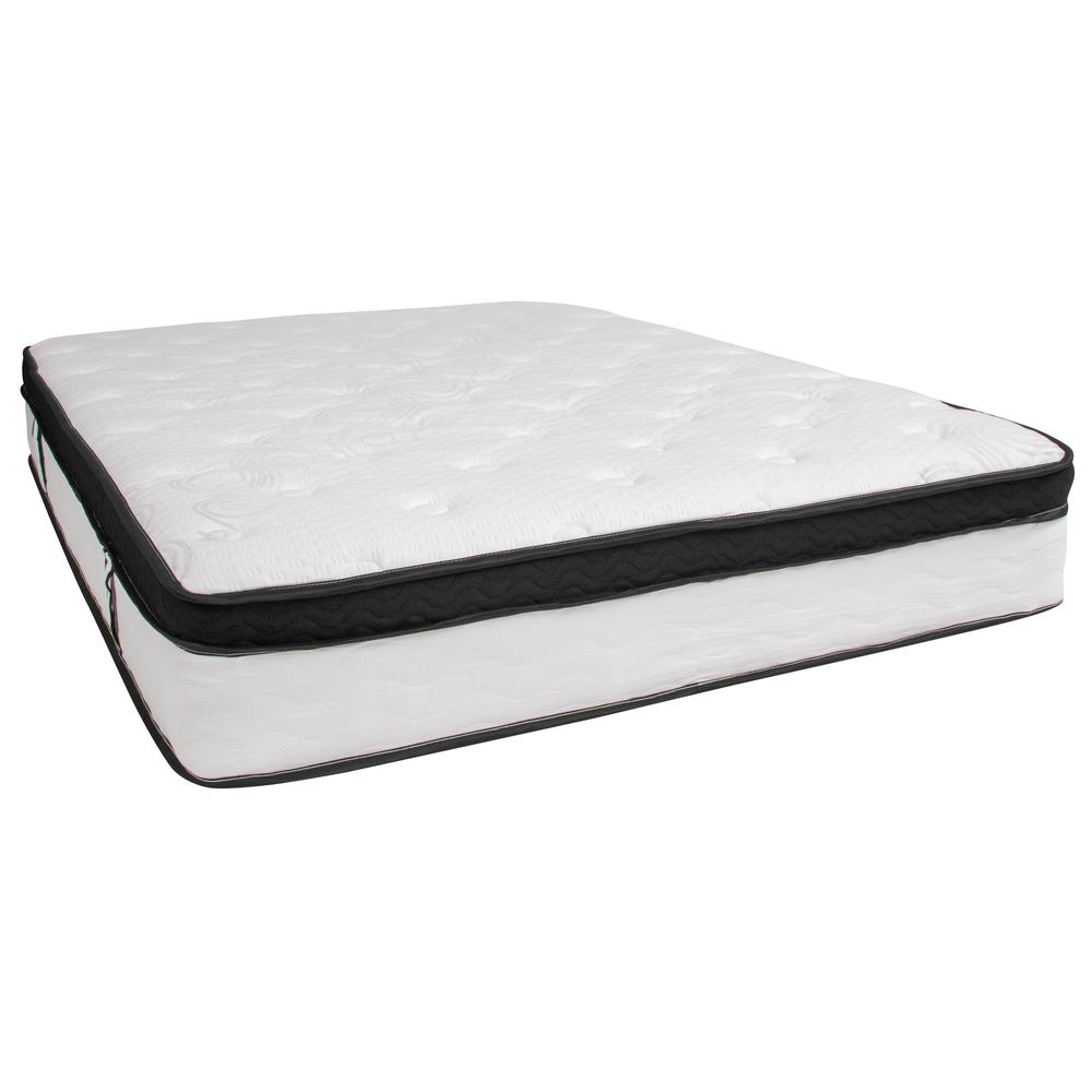Tecia Yeti Rest Queen Size Mattress – 12" Foam & Spring Hybrid, Motion Isolating Mattress in a Box