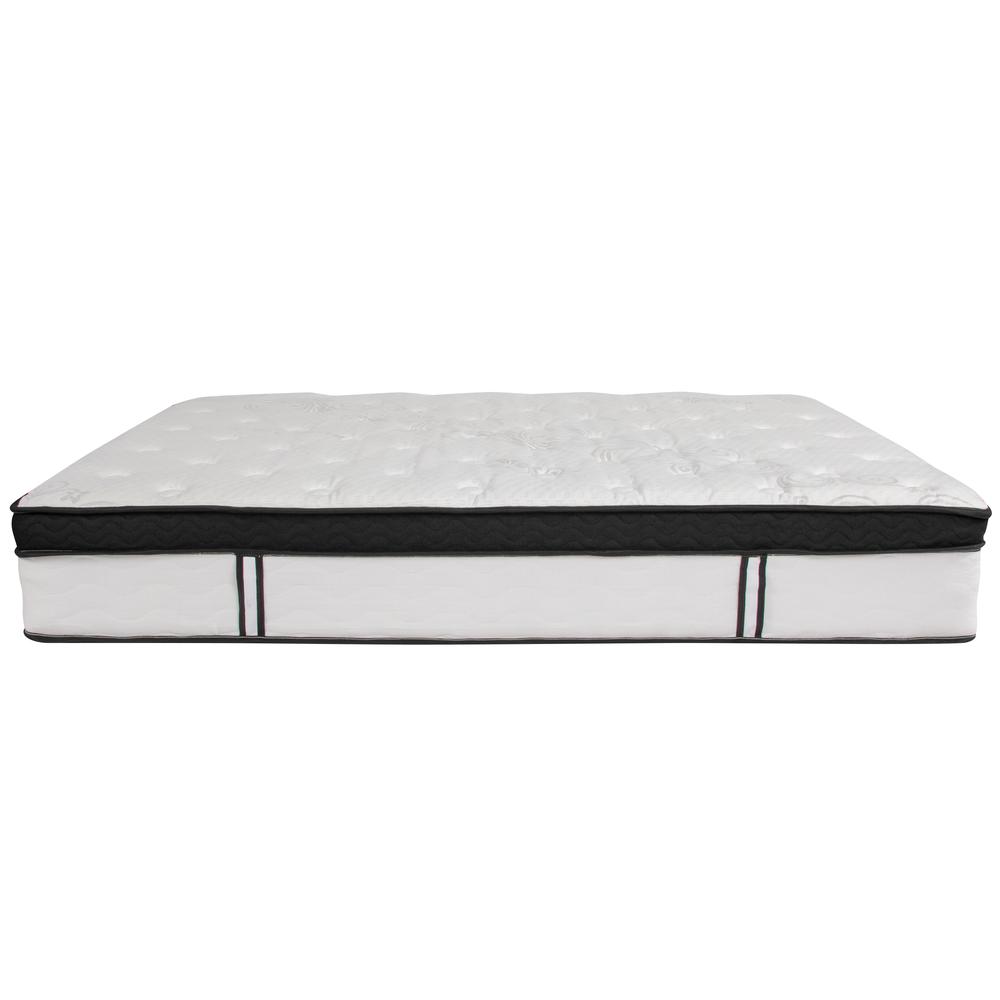Tecia Yeti Rest Queen Size Mattress – 12" Foam & Spring Hybrid, Motion Isolating Mattress in a Box