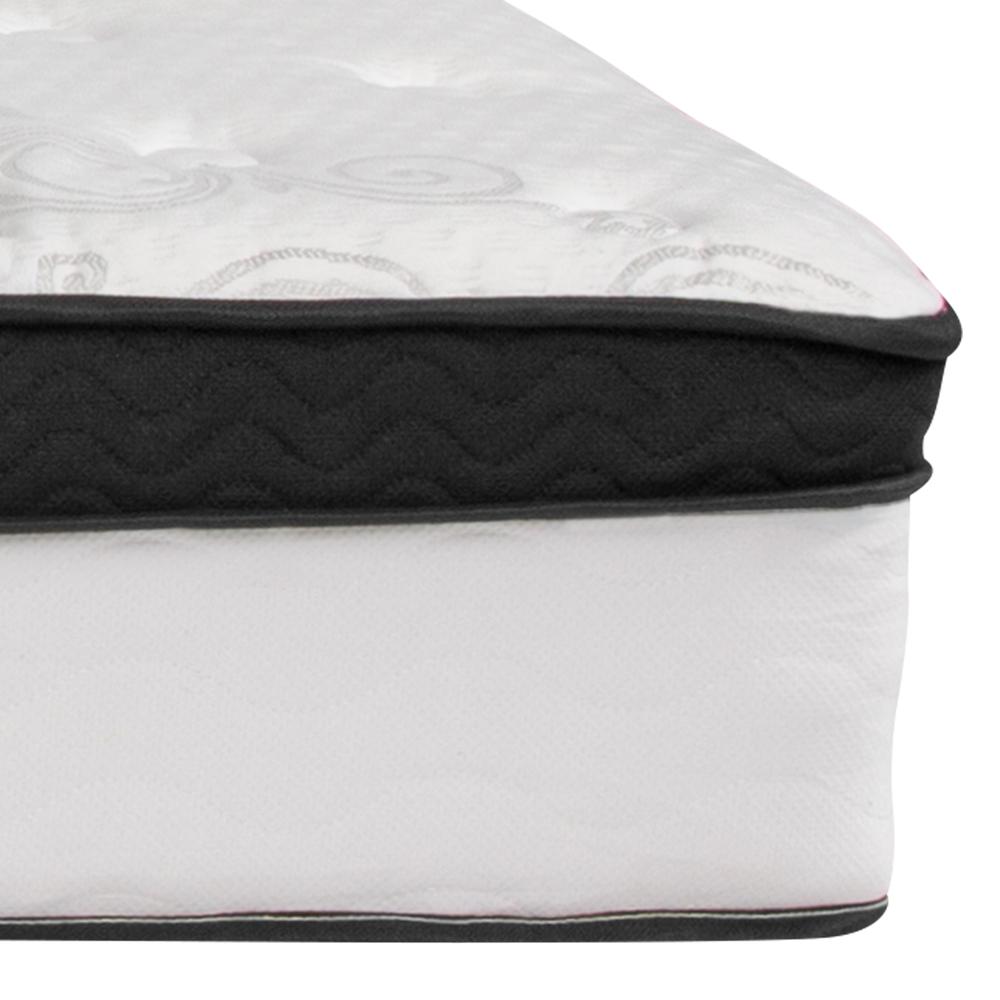 Tecia Yeti Rest Queen Size Mattress – 12" Foam & Spring Hybrid, Motion Isolating Mattress in a Box