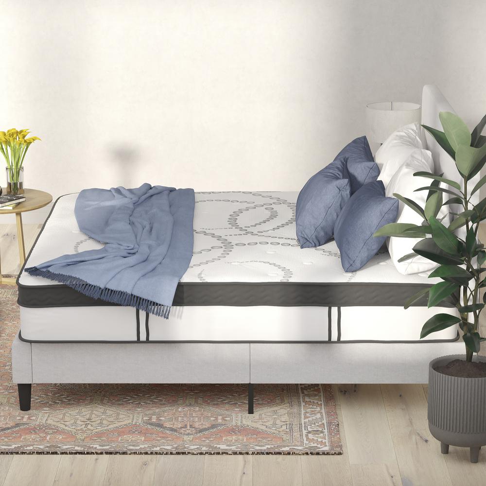 Hybrid Everrest King Hybrid Mattress – 10" Pocket Coil Bed in a Box for Support & Comfort