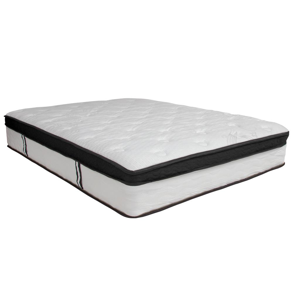 Mint EverRest Full White Memory Foam Mattress – 12" Hybrid Pocket Spring Comfort