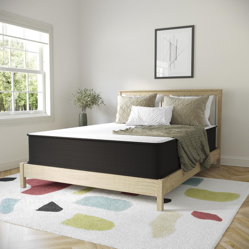 Azizi EverRest Queen Hybrid Mattress – 12" Foam & Pocket Spring Comfort in a Box