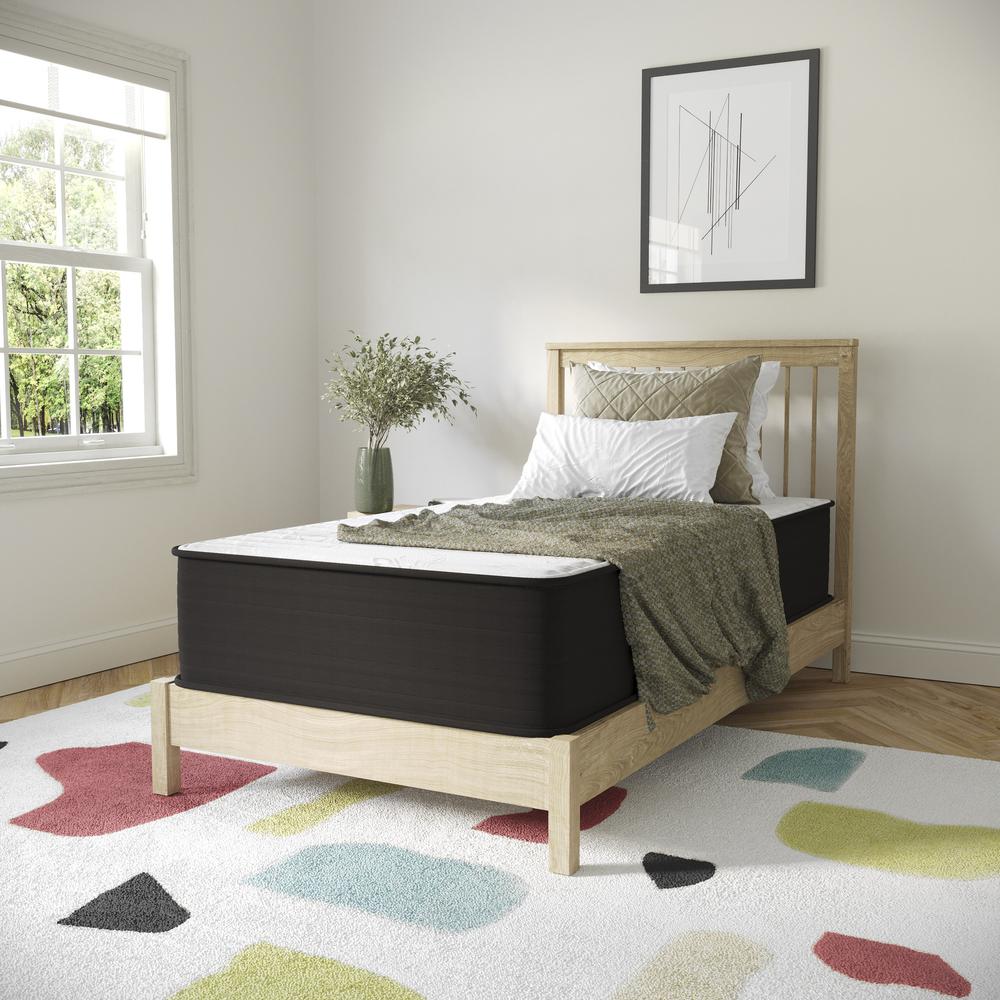 Shafa Summit 12" Twin White Hybrid Mattress – Foam & Pocket Springs