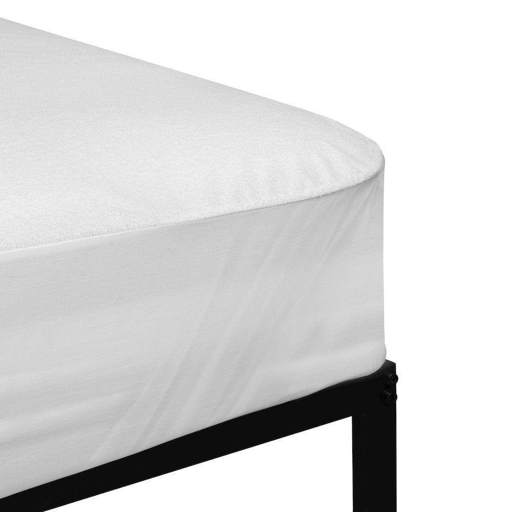 Vinyl Free Mattress Protector - Breathable Fabric Surface, Full