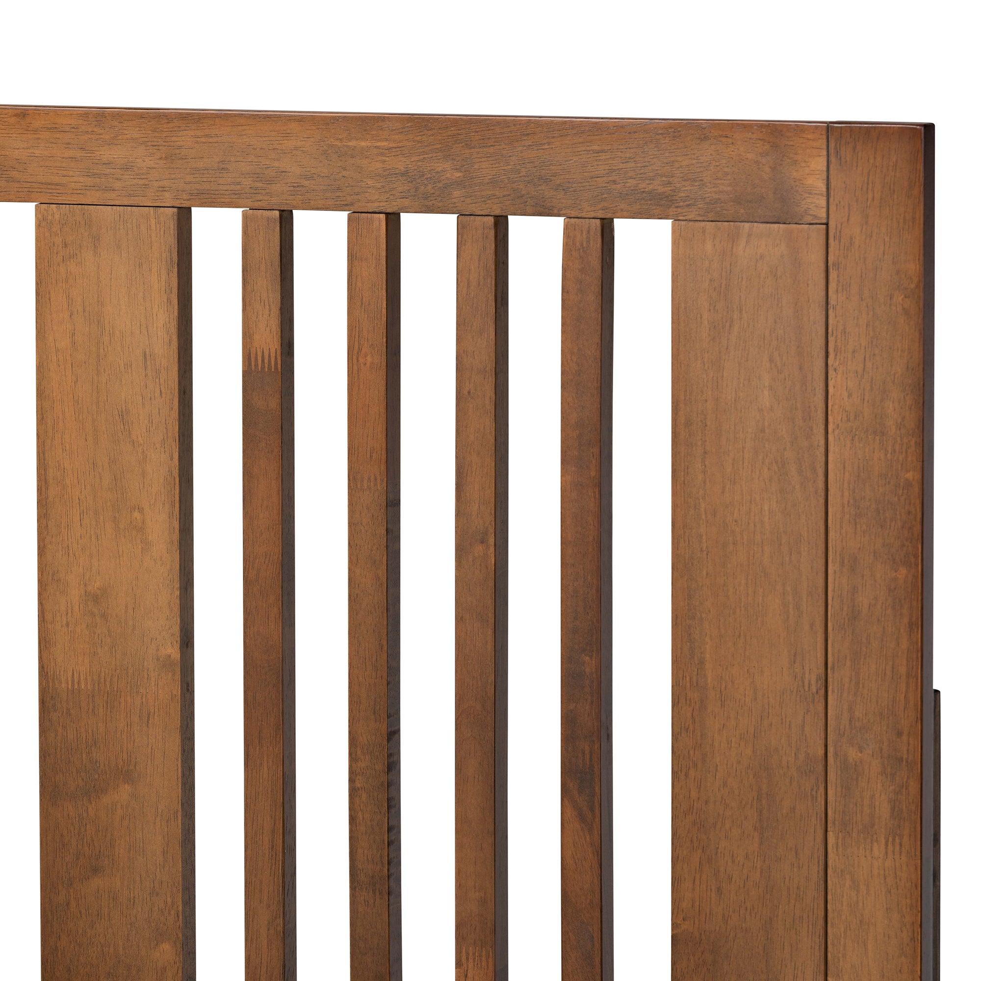 Takeo Ash Walnut Finished Wood Twin Size Platform Bed