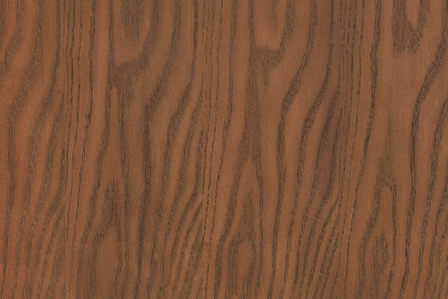 Barrett Mid-Century Modern Walnut Brown Finished Wood and Synthetic Rattan 4-Drawer Chest