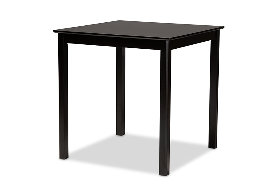 Nicolette Modern and Contemporary Transitional Dark Brown Finished Wood 5-Piece Pub Set