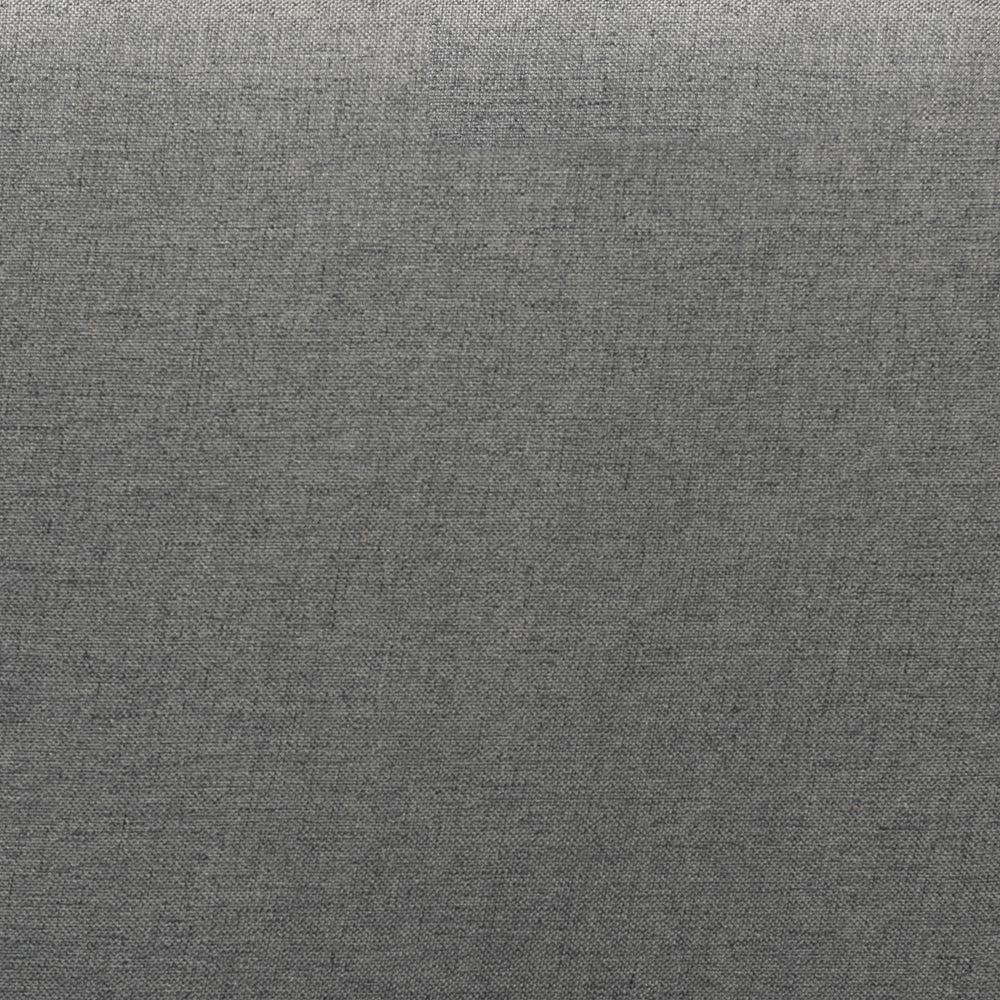 Dexter Modern and Contemporary Dark Grey Fabric Upholstered and Walnut Brown Finished Wood Twin Size Headboard
