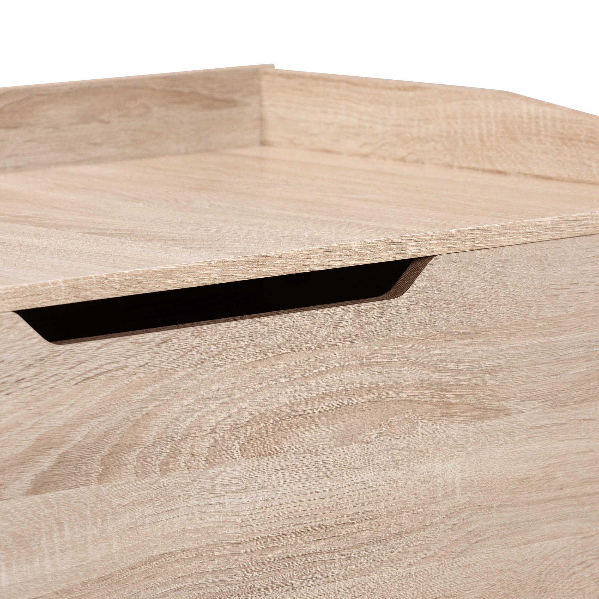 Mariam Modern and Contemporary Oak Finished Wood Cat Litter Box Cover House