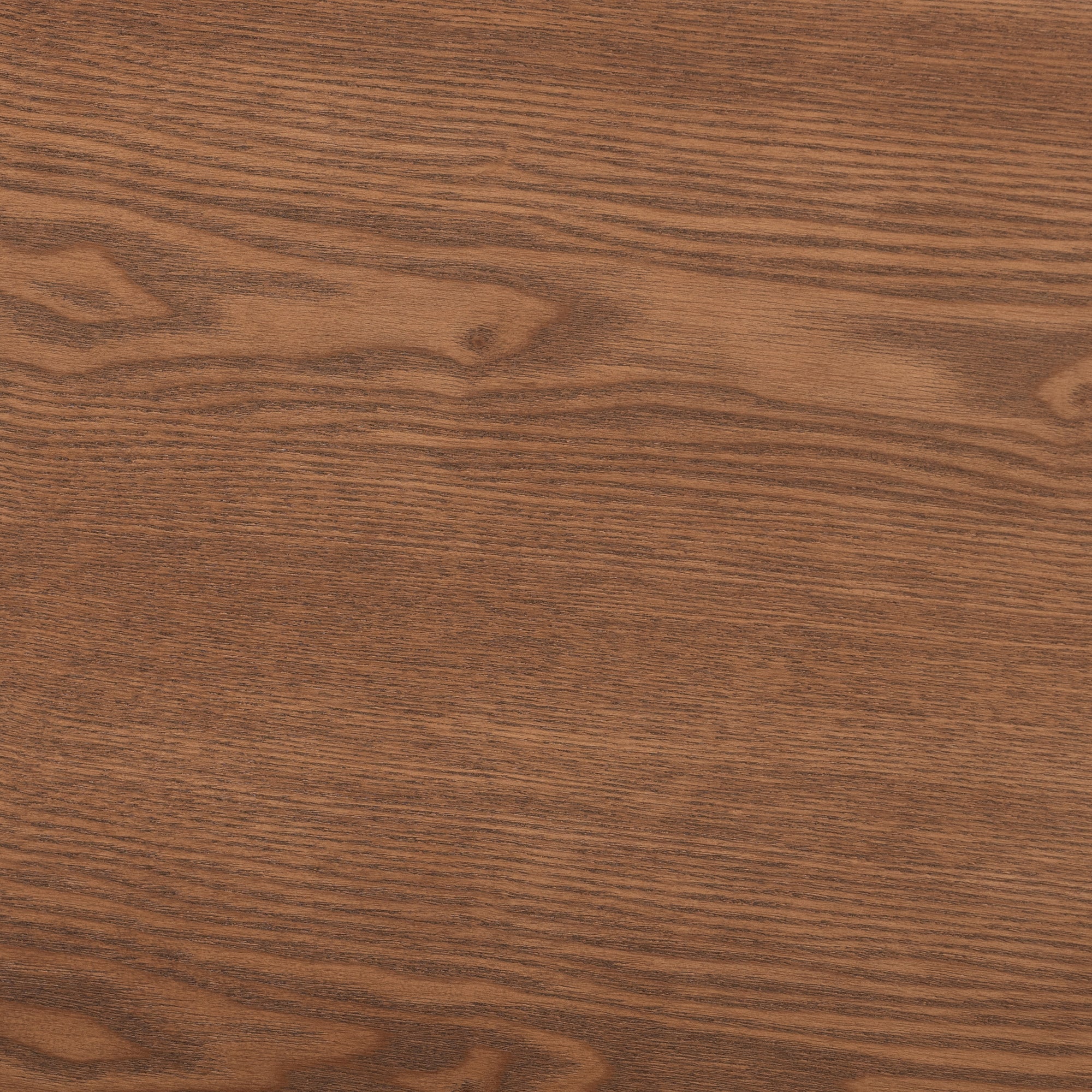 Millicent King Size Mid-Century Platform Bed – Ash Walnut Wood with Wingback Style