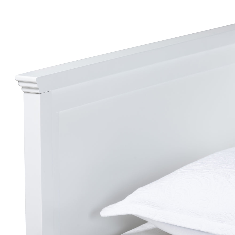 Falcon Twin Wood Daybed – White Finish, Elegant Traditional Frame