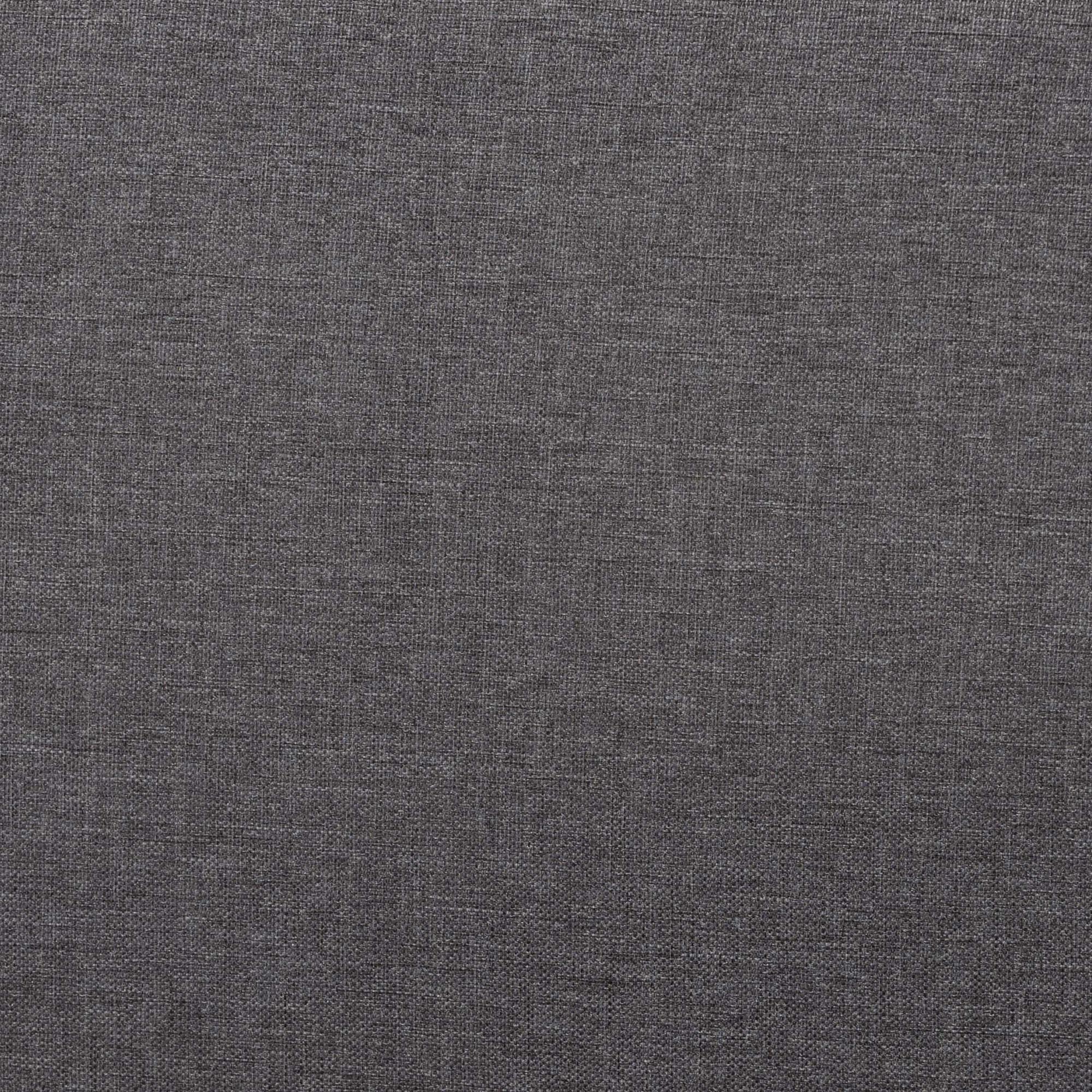 Delfina Mid-Century Modern Dark Grey Fabric And Walnut Brown Finished Wood Queen Size Platform Bed