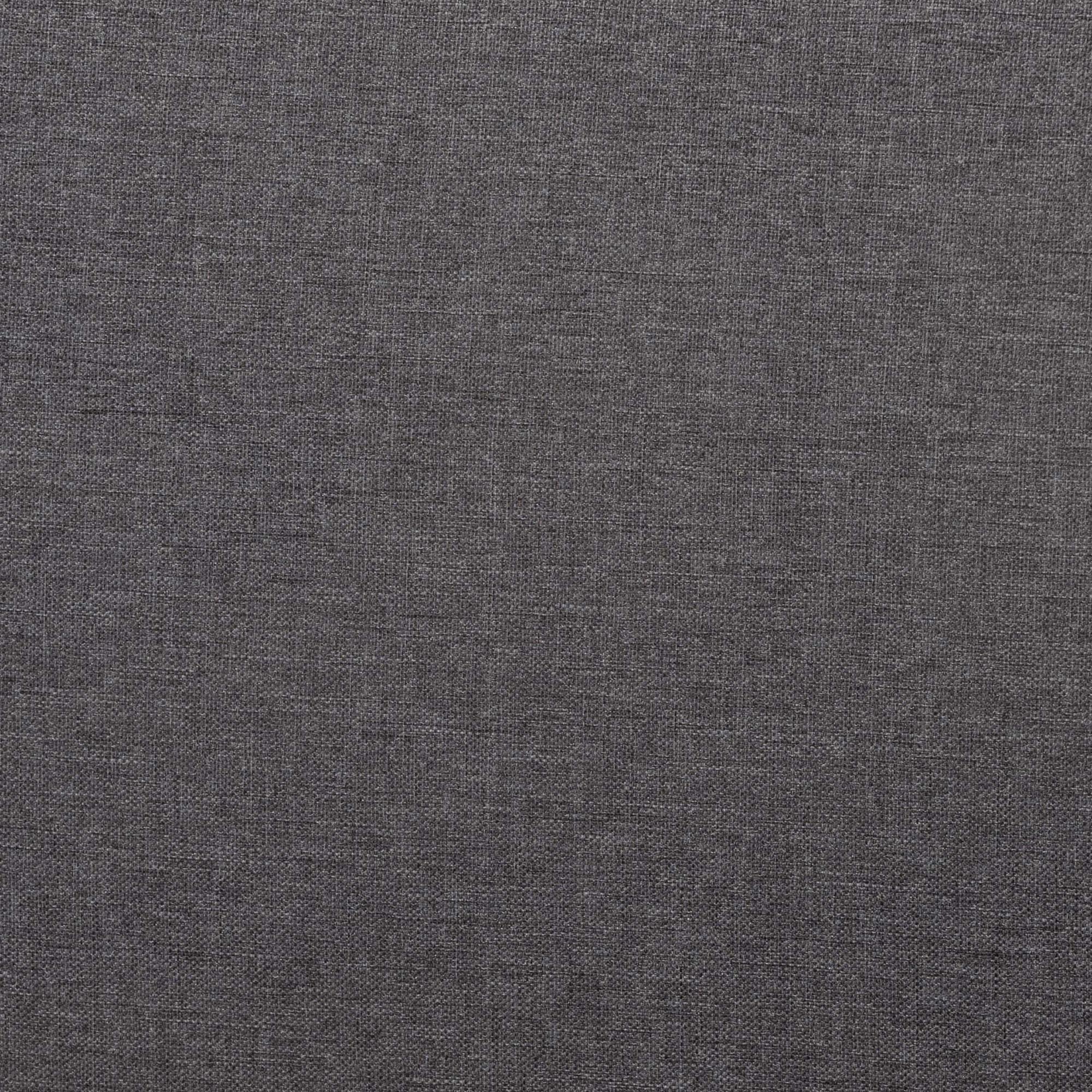 Eliseo Mid-Century Modern Dark Grey Fabric And Walnut Brown Finished Wood King Size Platform Bed