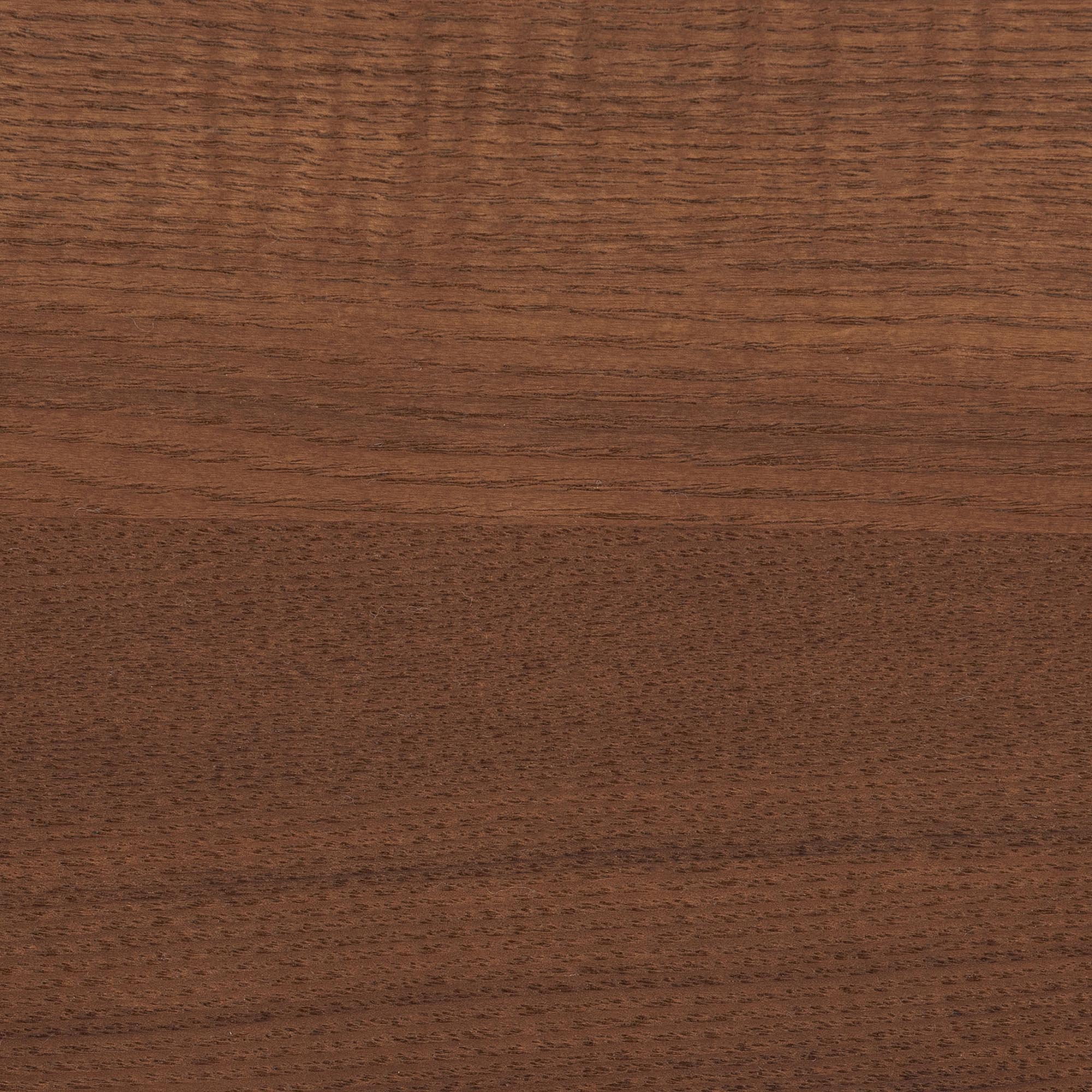 Navarro King Walnut Wood Platform Bed – Mid‑Century Tapered‑Leg Frame with Rattan Detail