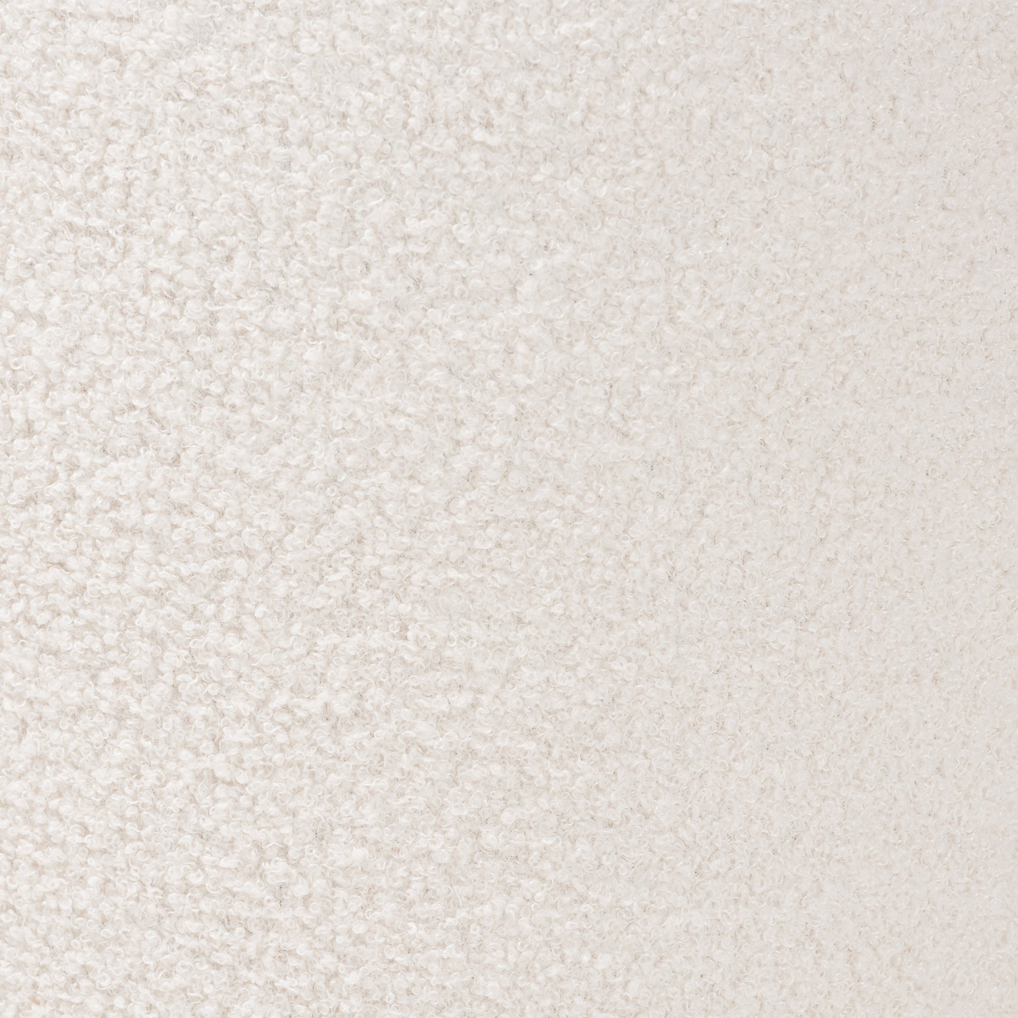 Tori Modern and Contemporary Ivory Boucle Upholstered Ottoman