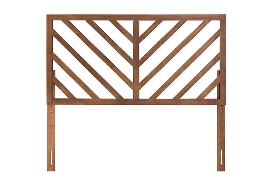 Belisma Modern and Contemporary Ash Walnut Finished Wood King Size Headboard