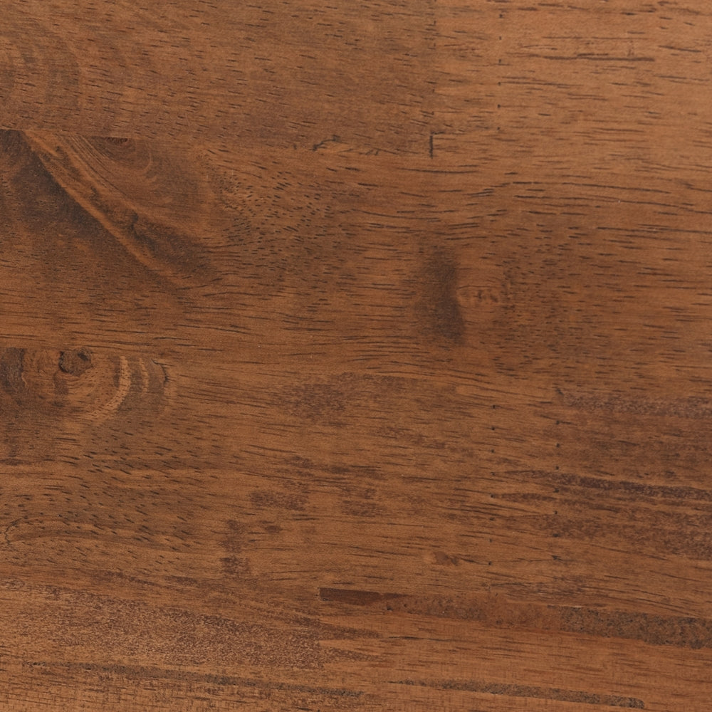 Merrick Queen Wood Bed Frame – Mid-Century Modern Ash Walnut Finish