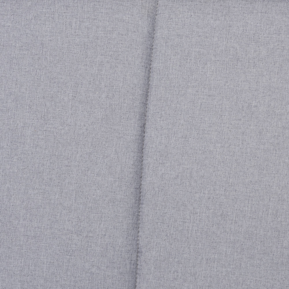 Darcy Queen Fabric & Wood Platform Bed – Mid-Century Transitional Style