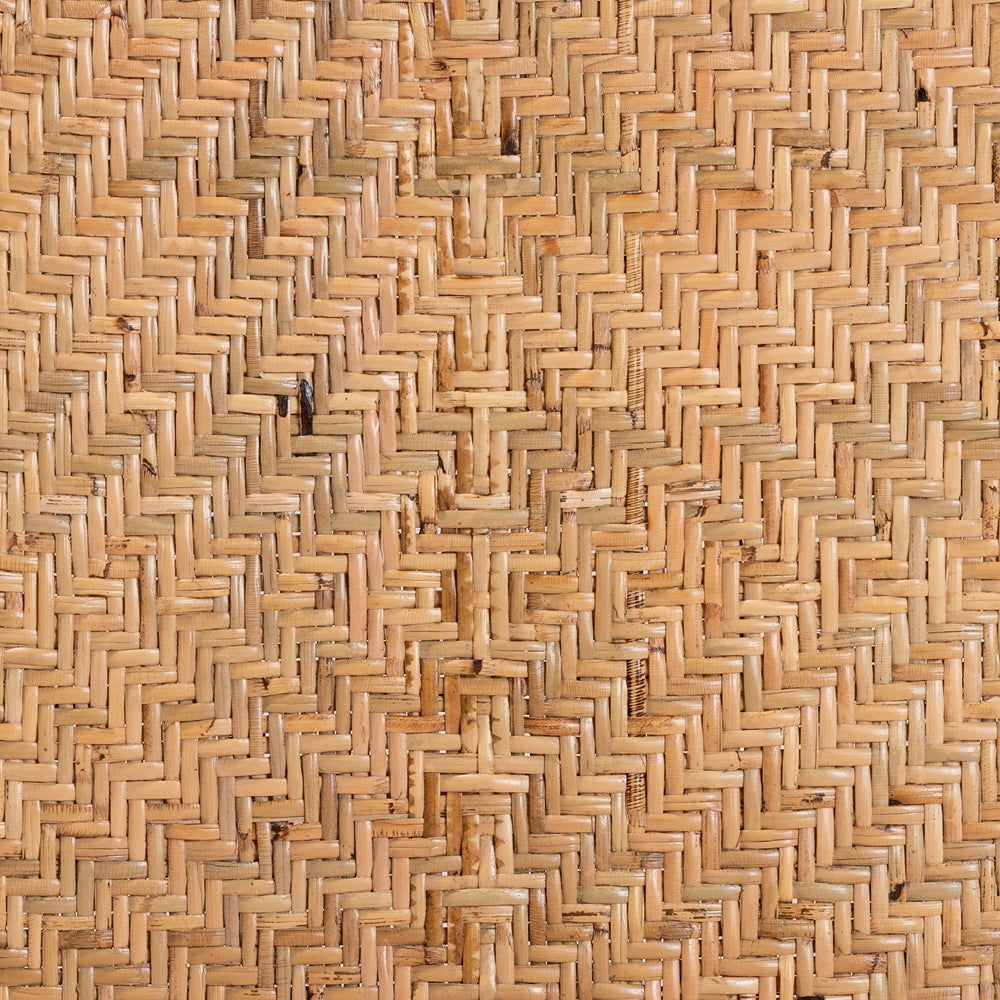 Adrena Modern Bohemian Natural Brown Rattan Bar Stool