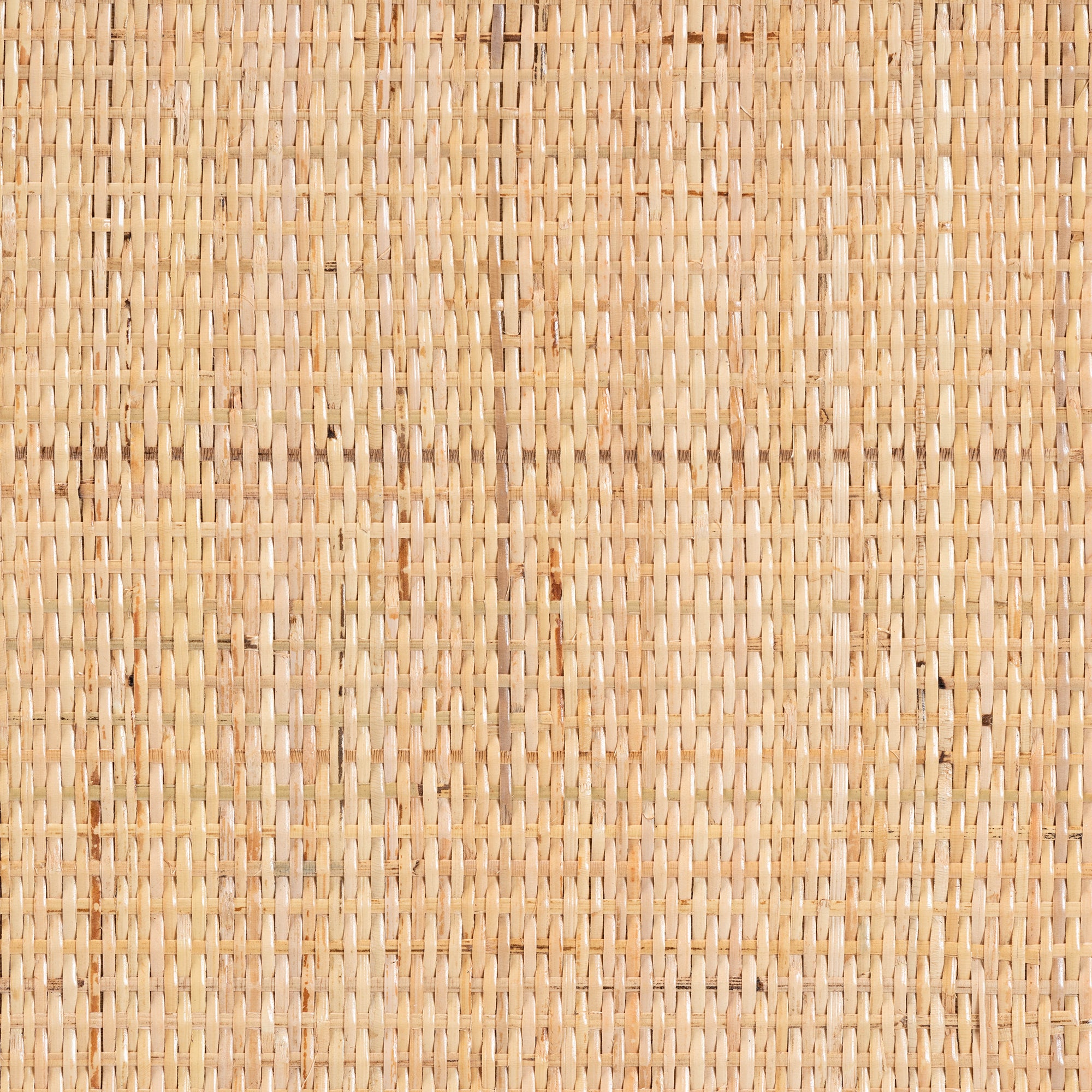 Oleta Modern Bohemian Natural Brown Rattan 2-Drawer Nightstand