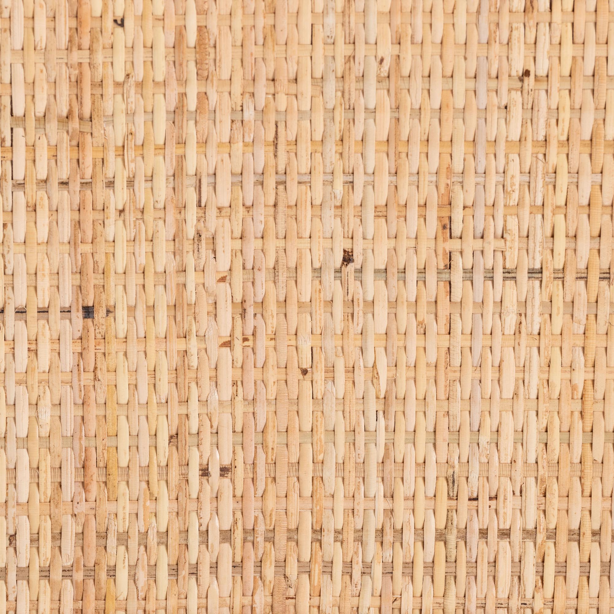 Lalo Modern Bohemian Natural Brown Rattan 1-Drawer Nightstand