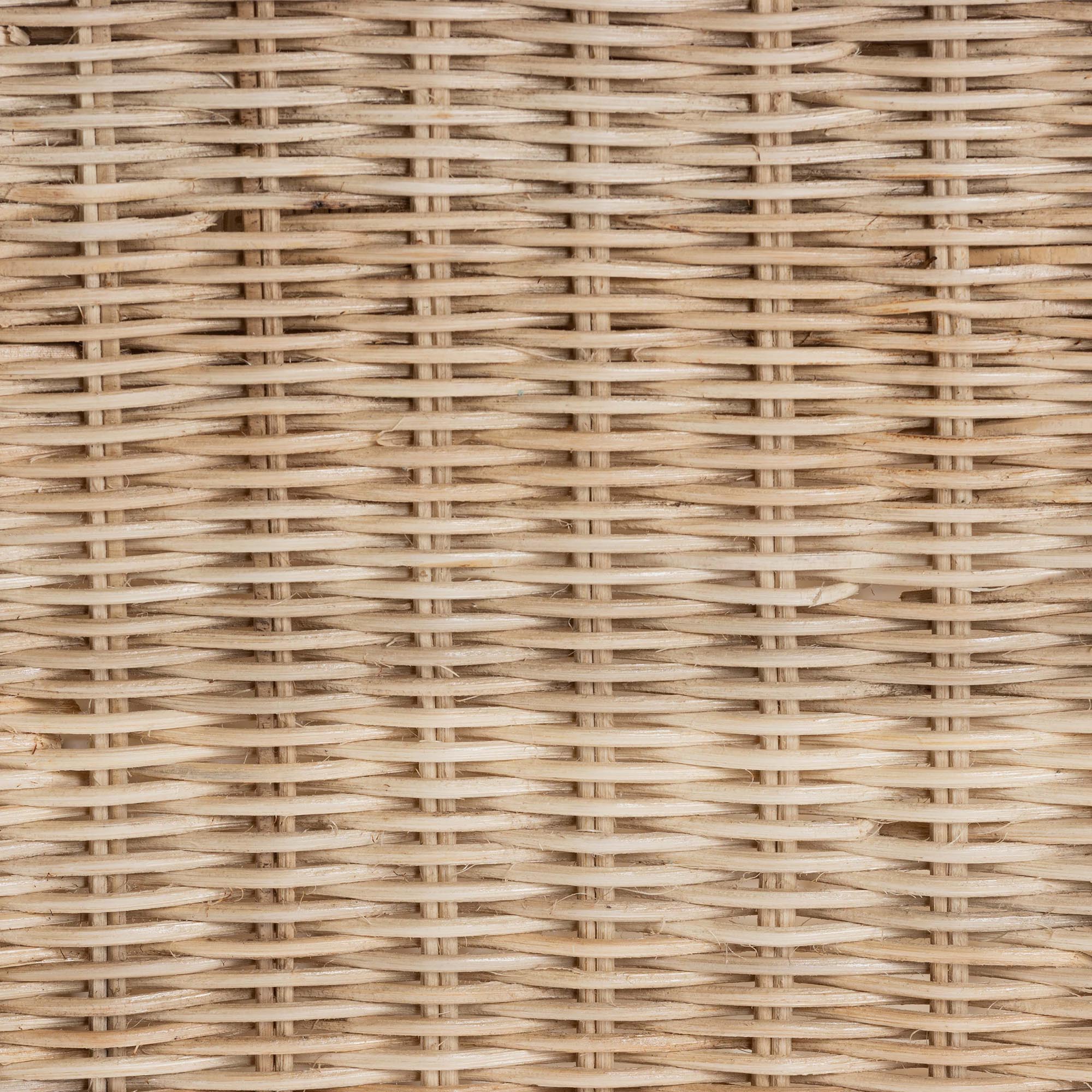 Magni Modern Bohemian Natural Brown Rattan 1-Drawer Nightstand