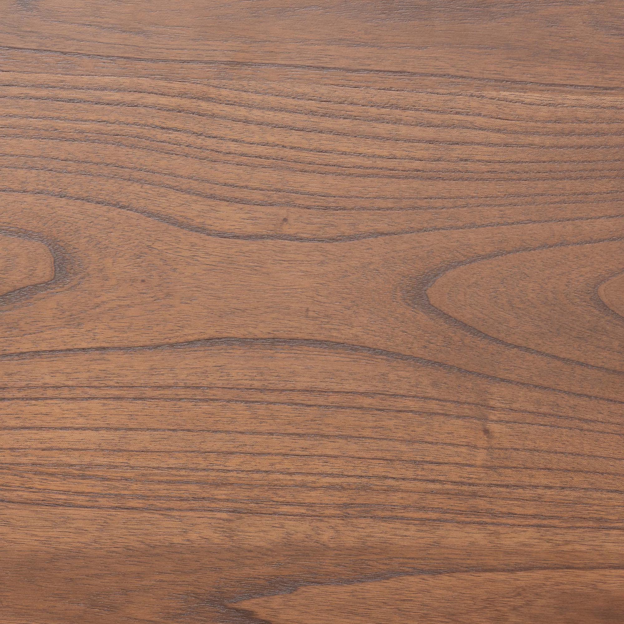 Devona King Size Mid-Century Platform Bed Walnut Brown Wood with Wingback Headboard