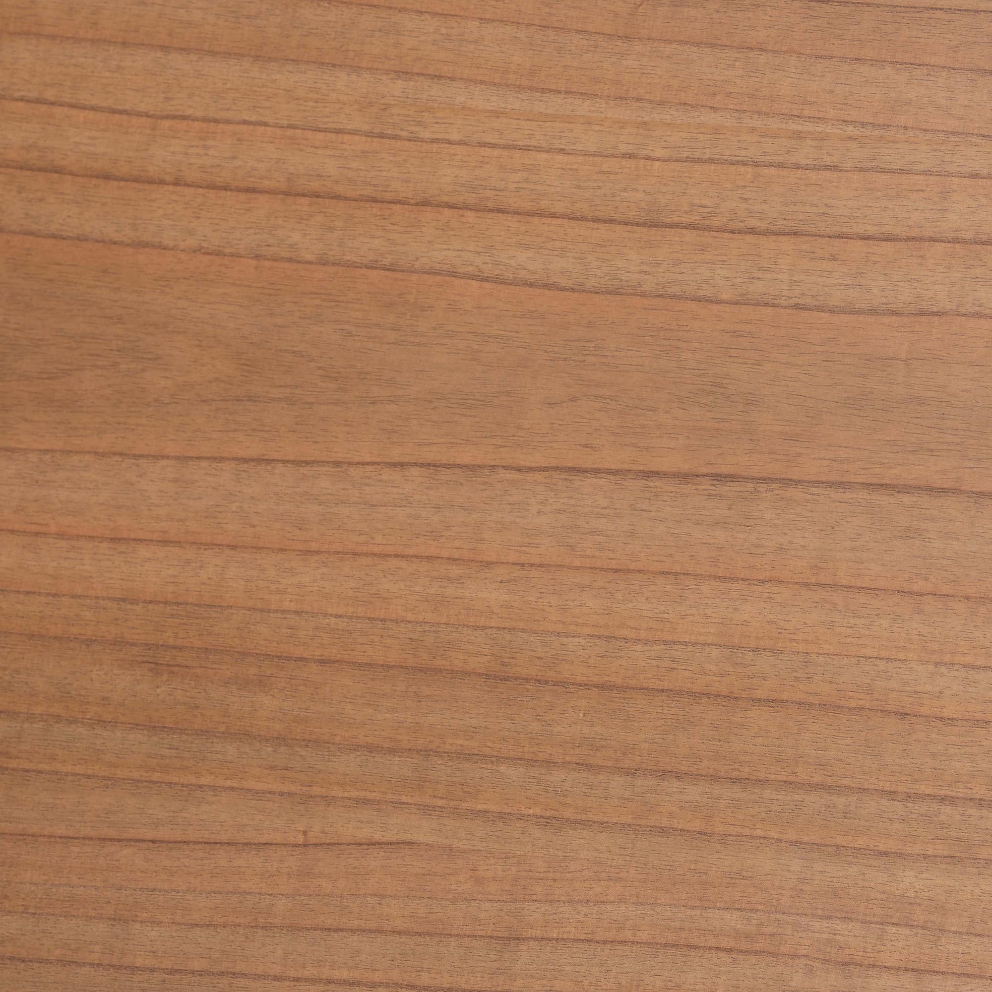 Gretchen King Rubberwood Mid-Century Platform Bed – Angled Headboard Design