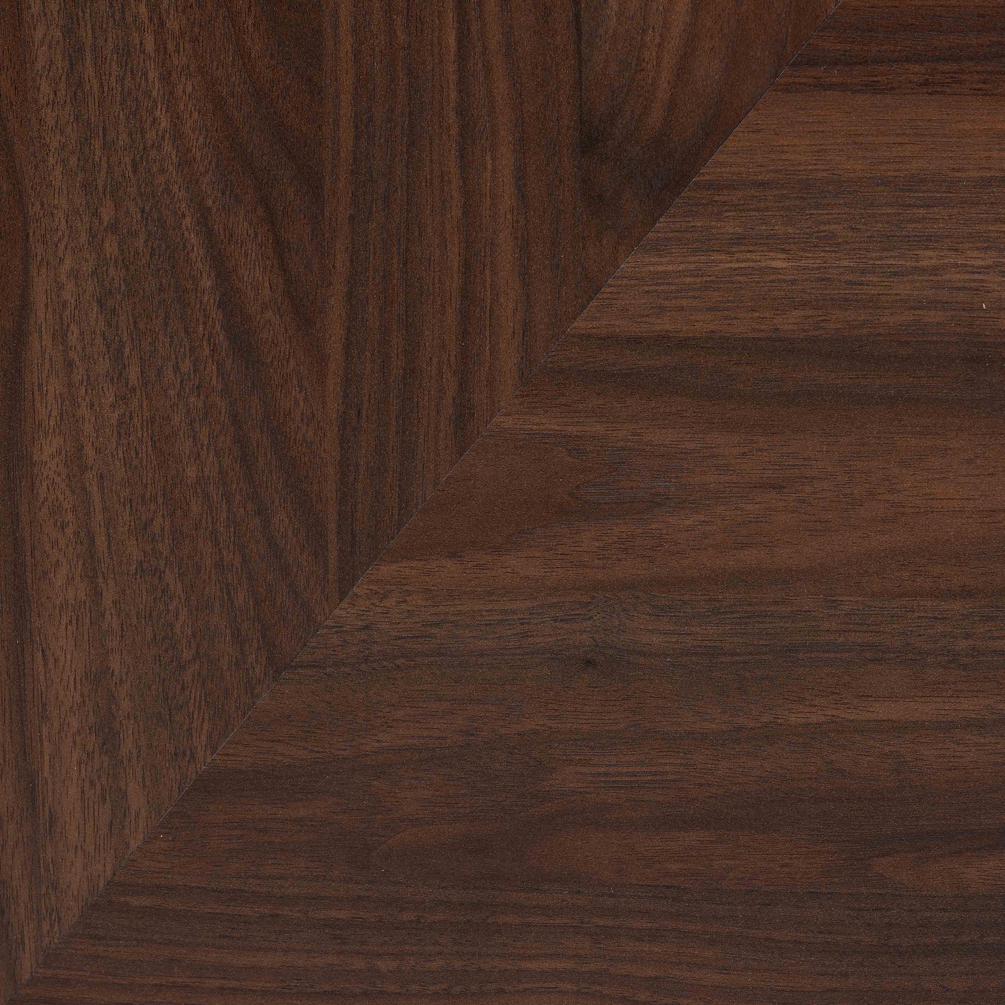Graceland Mid-Century Modern Transitional Walnut Brown Finished Wood Shoe Cabinet