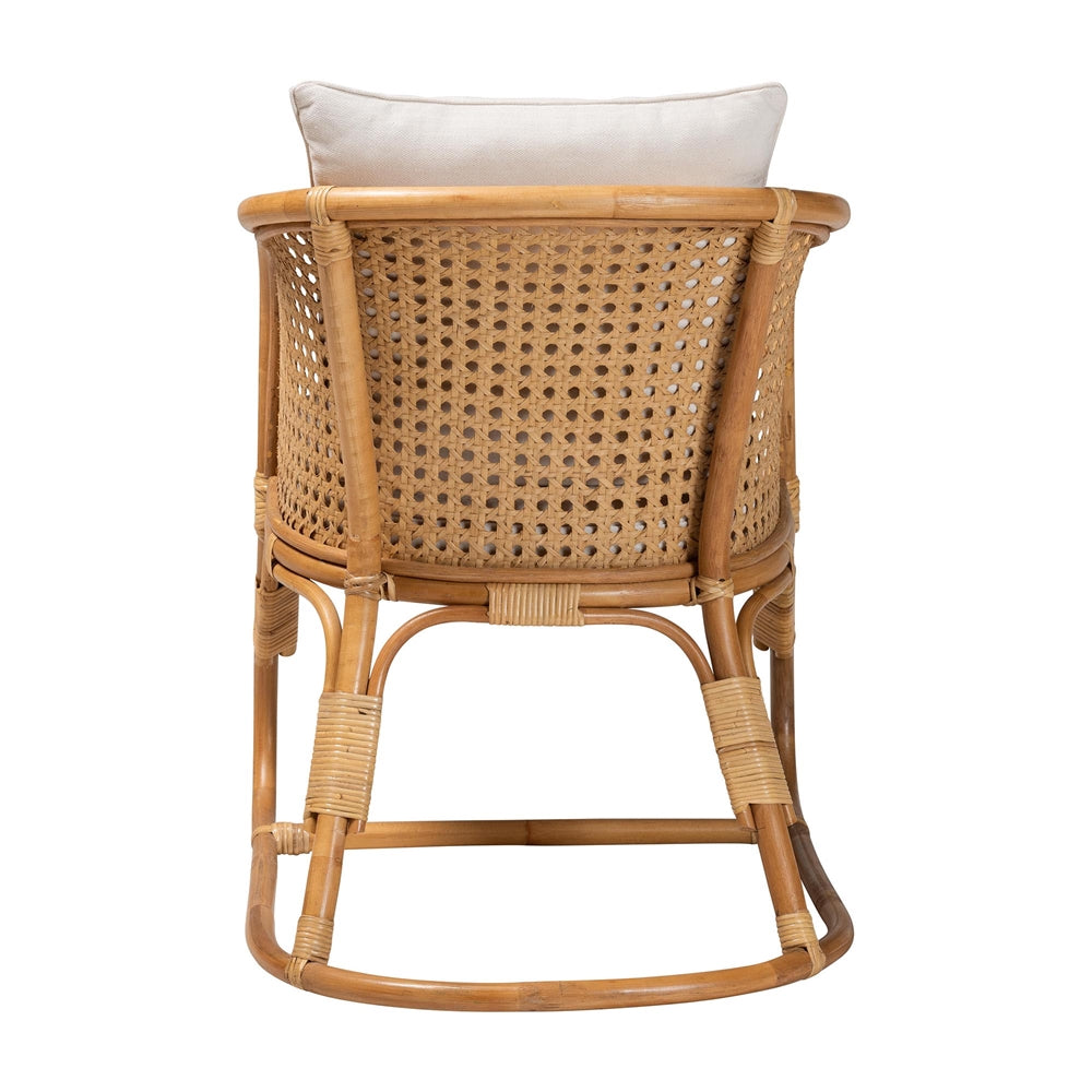 Niko Bohemian Light Honey Rattan Arm Chair