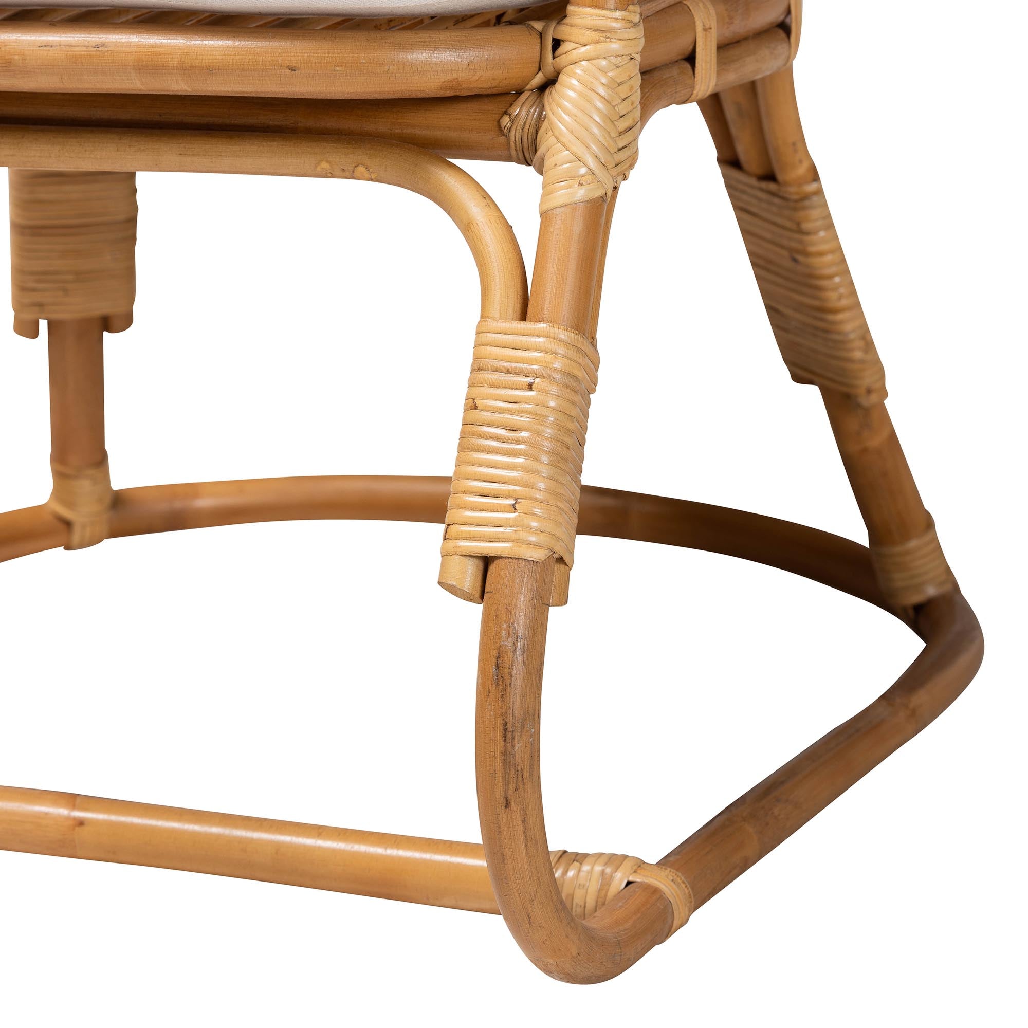 Niko Bohemian Light Honey Rattan Arm Chair