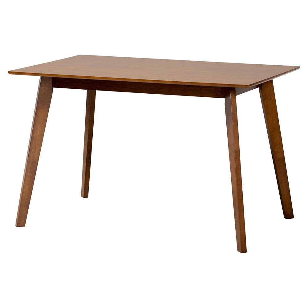 Kristy 5-Piece Dining Set - Mid-Century Modern Rectangle Table and Chair Set for Dining Room, Kitchen, Apartment