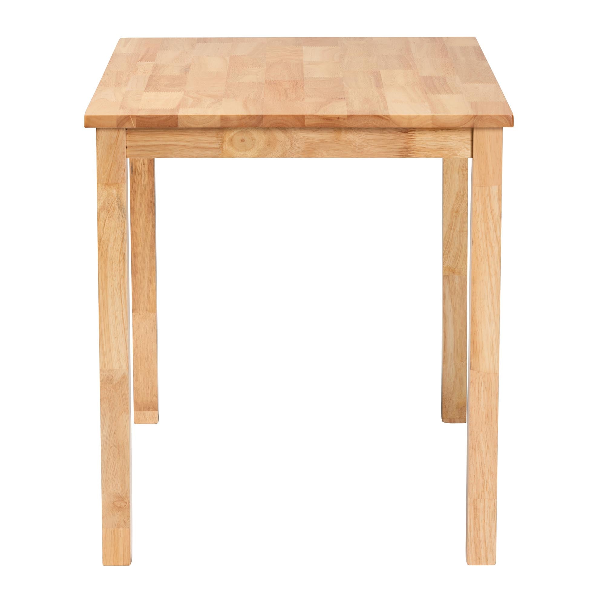 Eveline Modern Natural Brown Finished Wood 43-Inch Dining Table