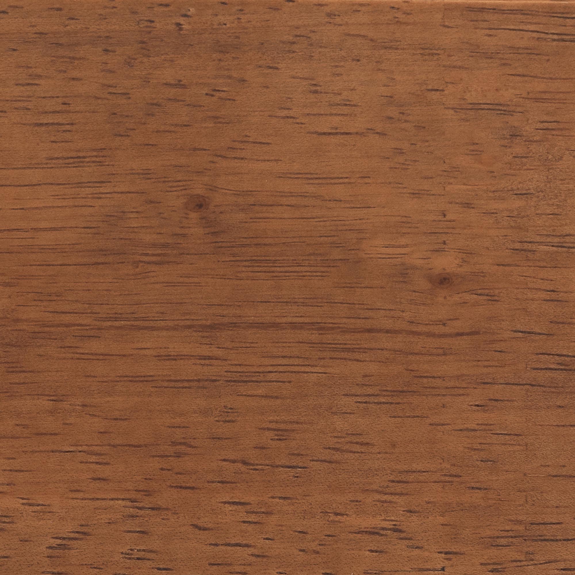 Lancashire Queen Size Platform Bed – Mid-Century Walnut Brown Wood with Built-In Shelf