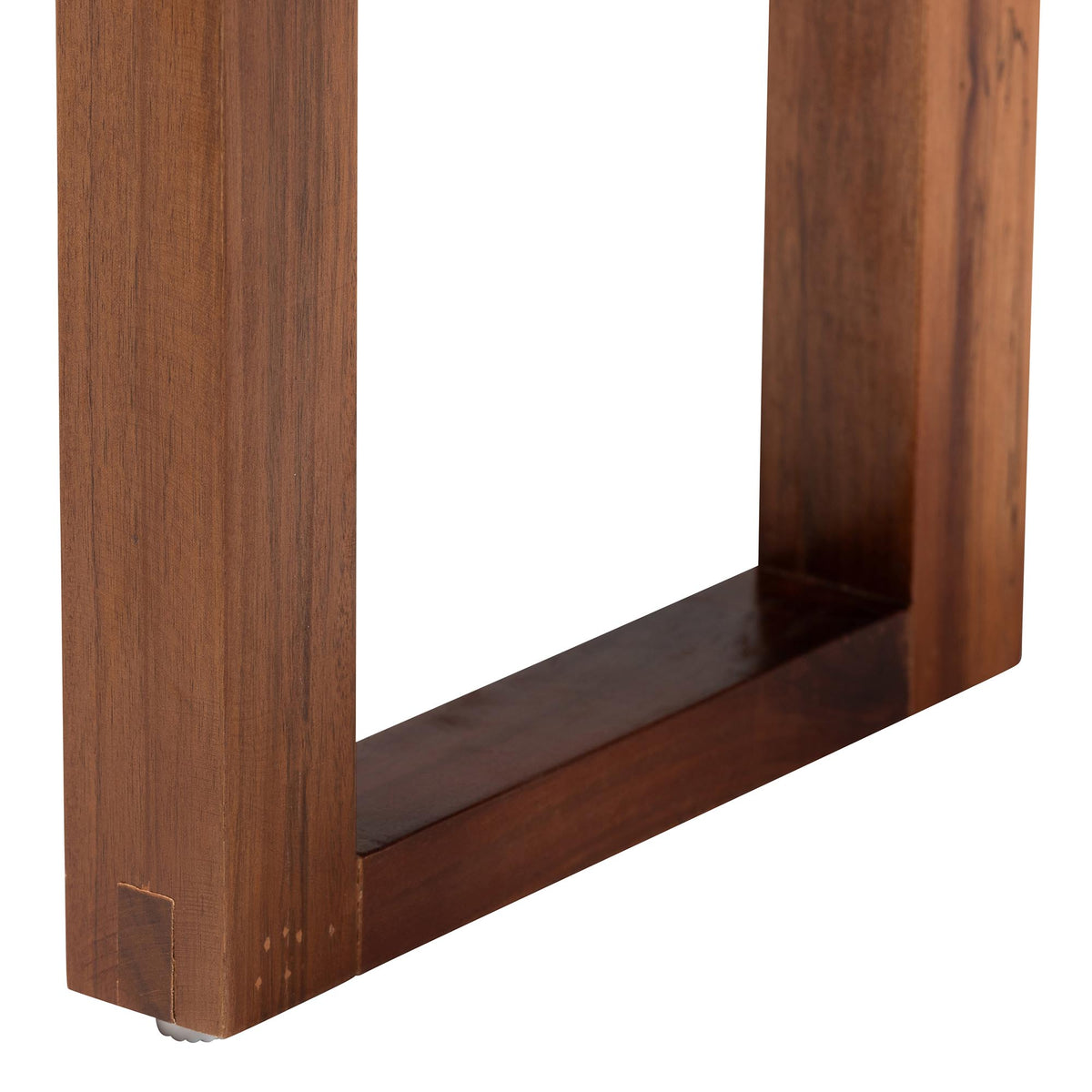 Jerilyn Modern Bohemian Two-Tone Navy Blue and Natura Brown Seagrass and Acacia Wood Accent Bench