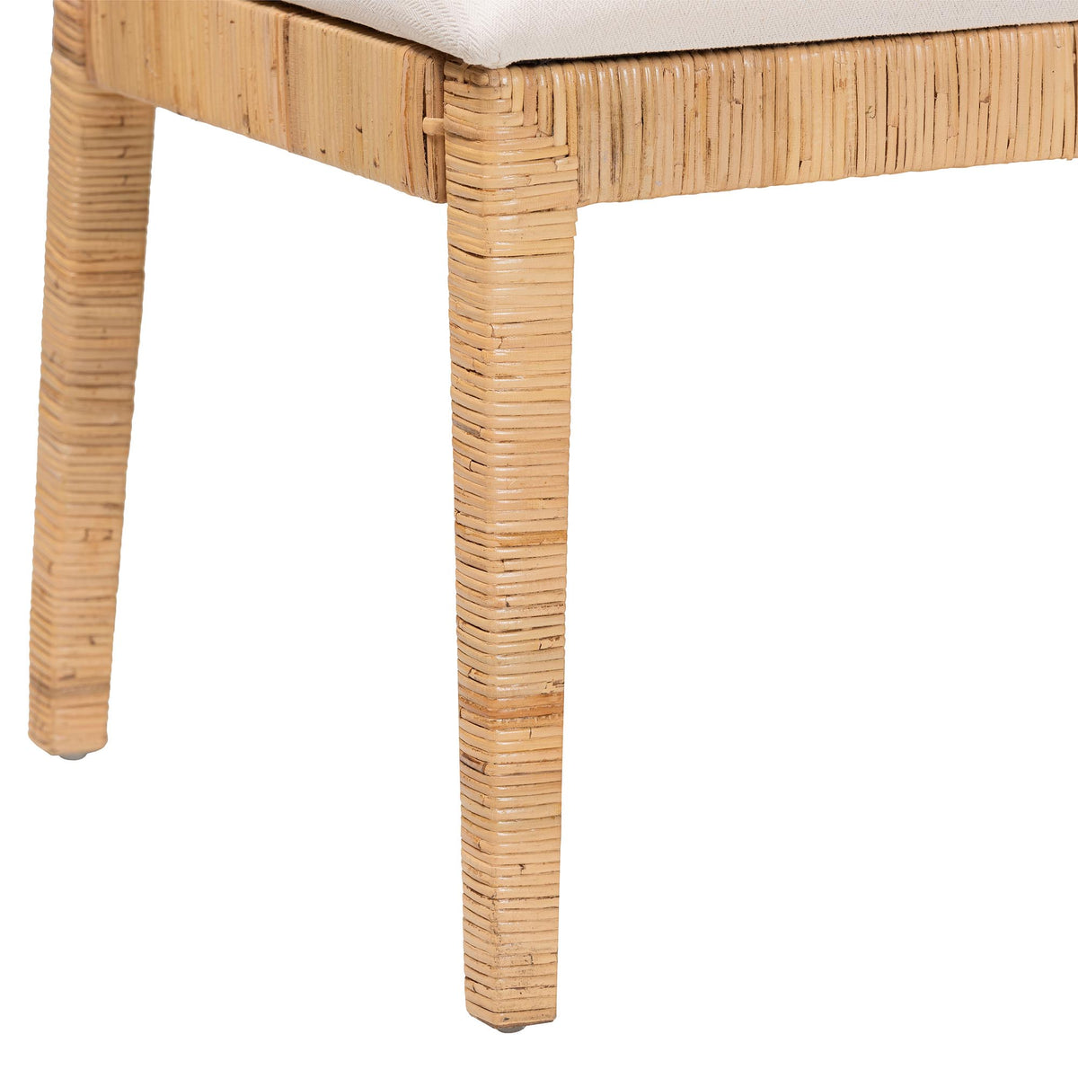 Kalimantan Bohemian Light Honey Rattan 2-Piece Banquette Set